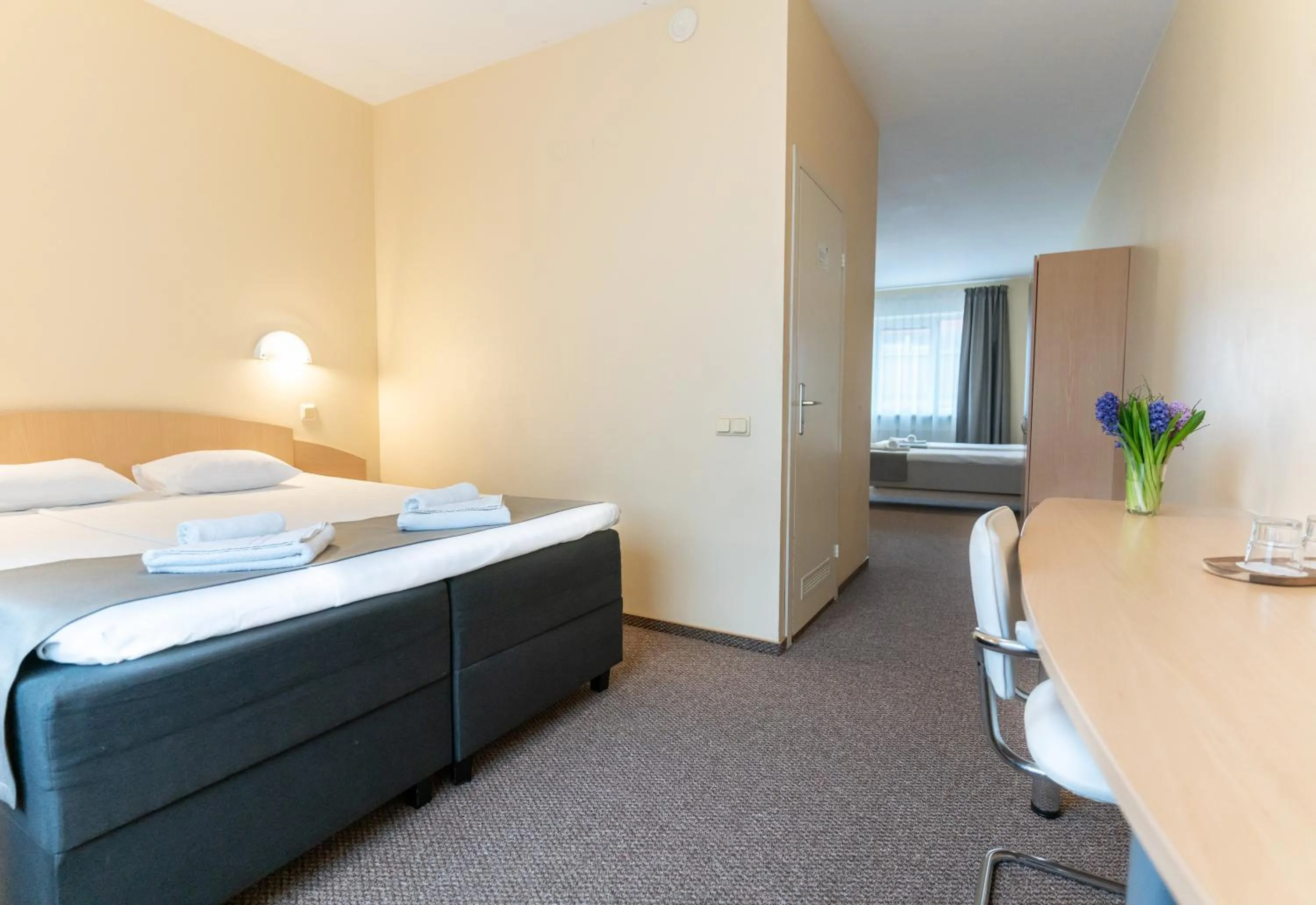 Bedroom, Bed in ARIBĖ Hotel Klaipėda, Free parking