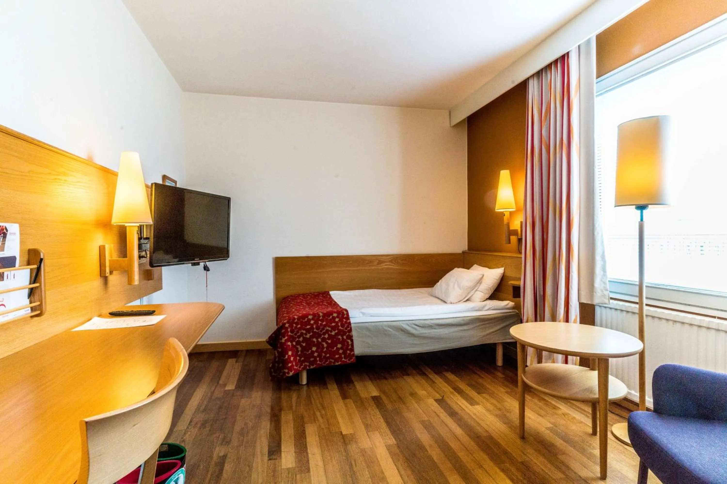 Bedroom, Bed in Scandic Portalen