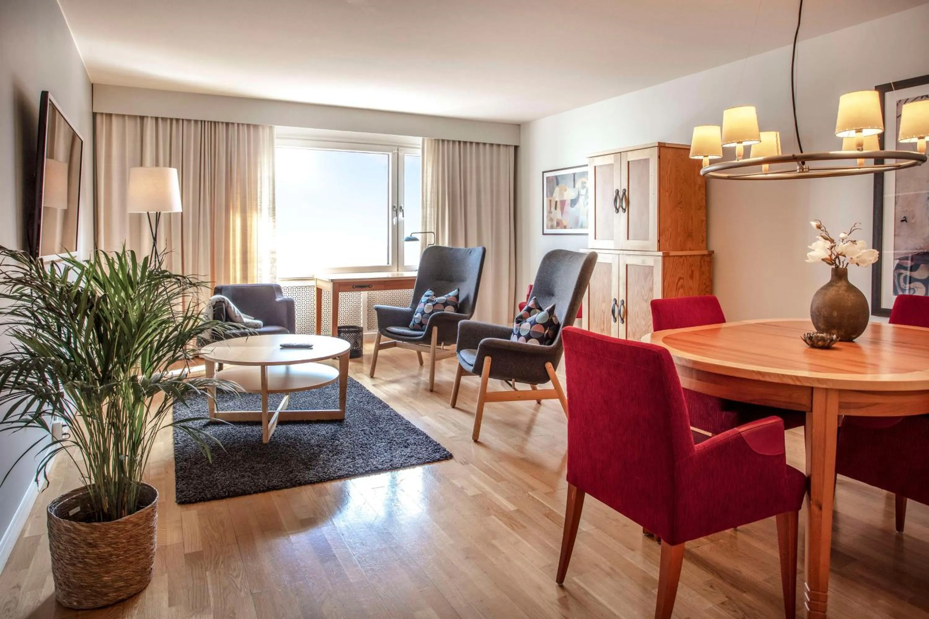 Bedroom in Scandic Portalen