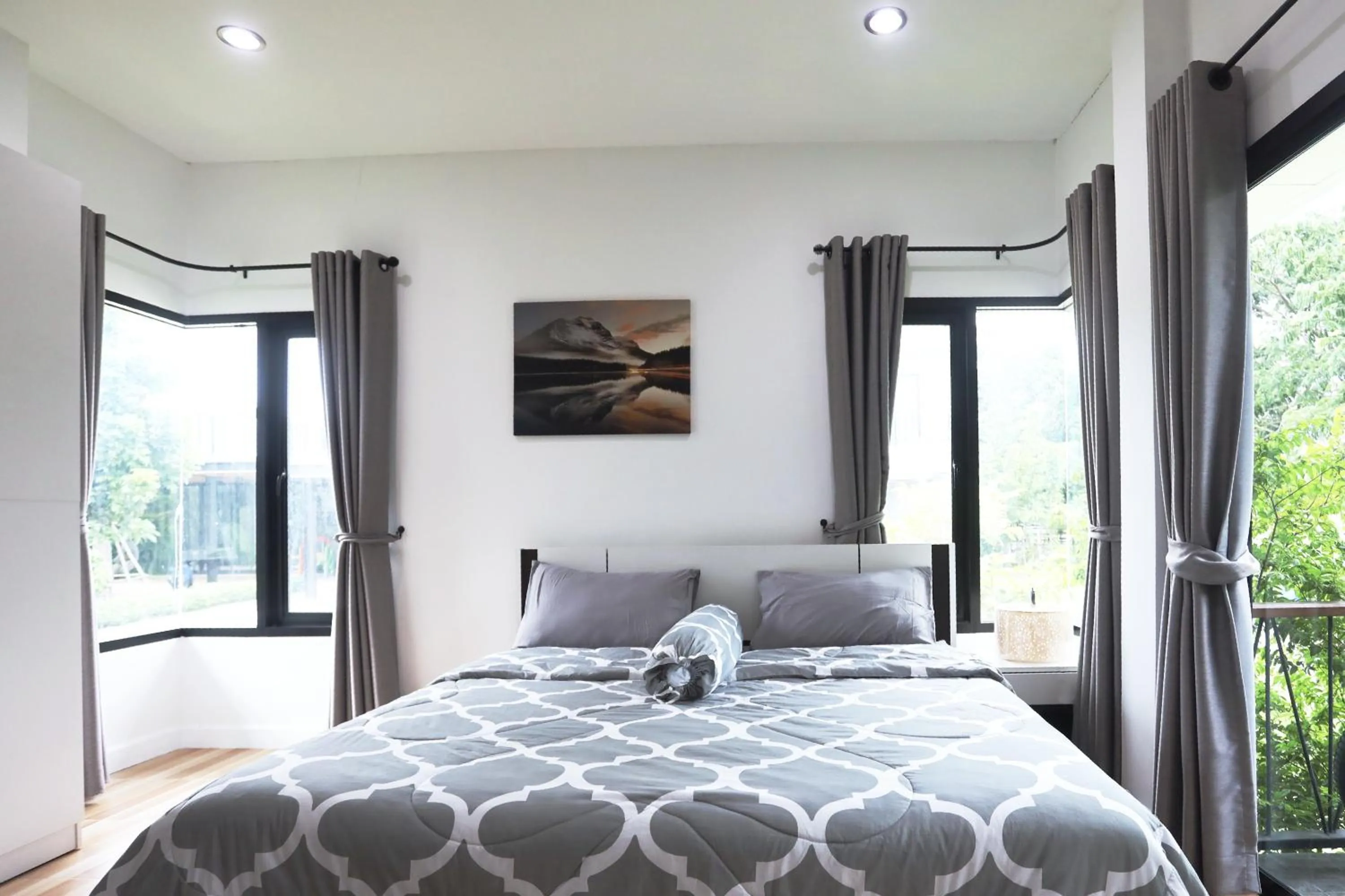 Bed in Baan Rabiengkao Hua Hin