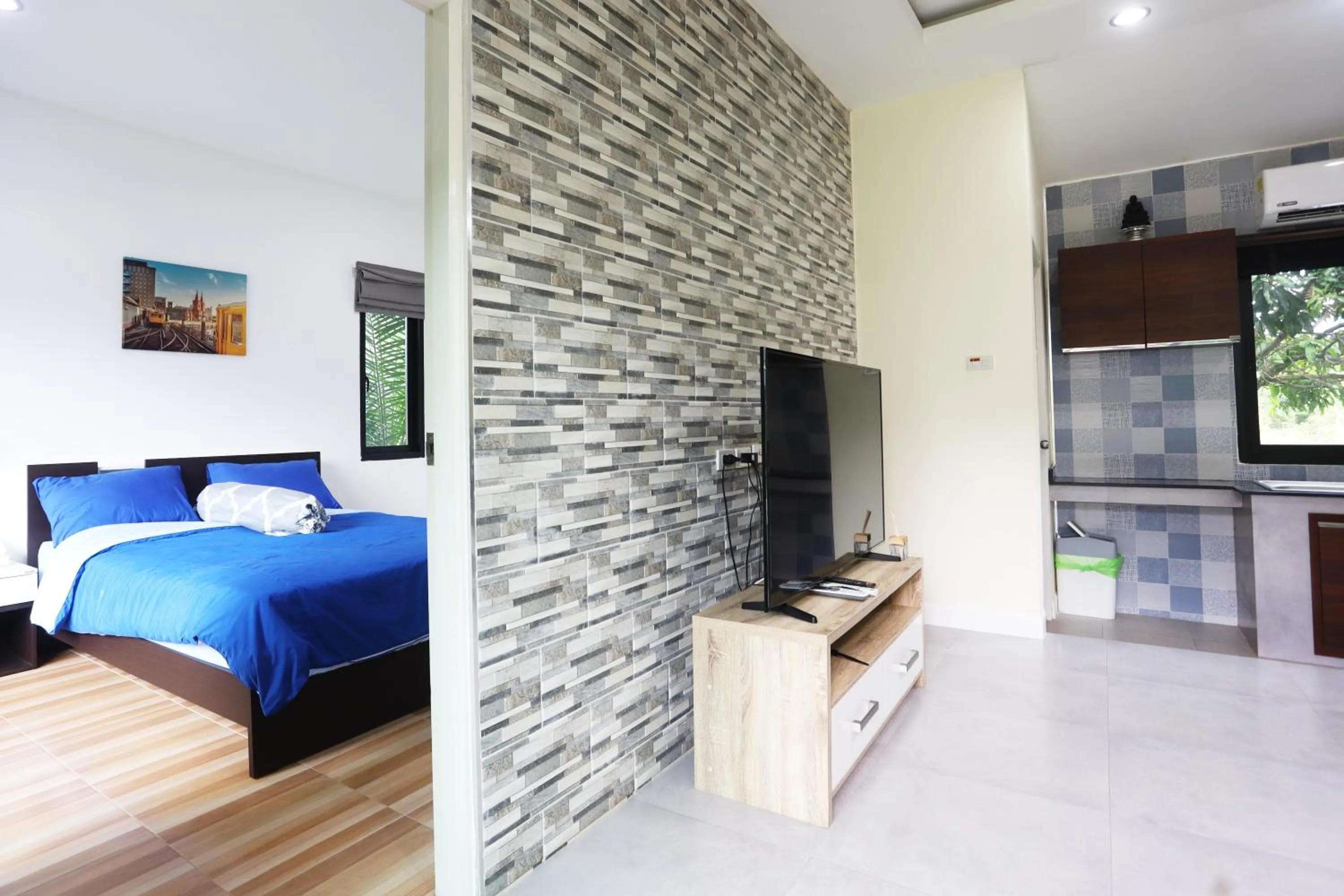 Bed in Baan Rabiengkao Hua Hin