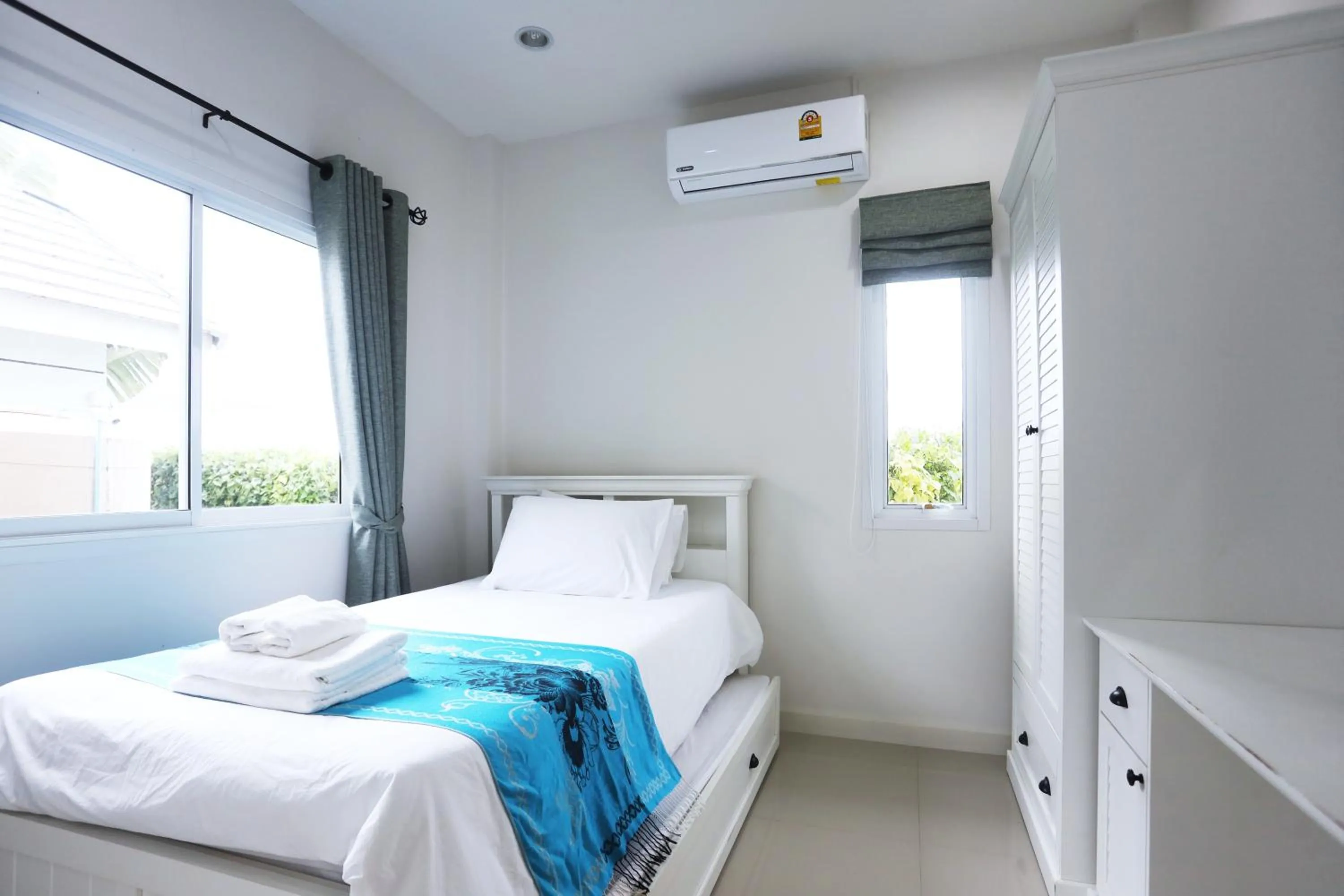 Bed in Baan Rabiengkao Hua Hin