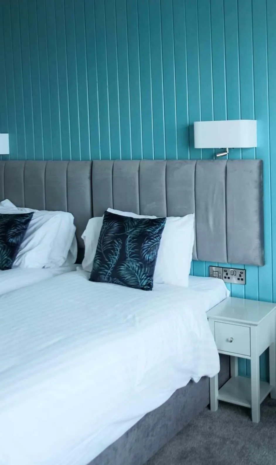 Bed in The Hannafore Point Hotel