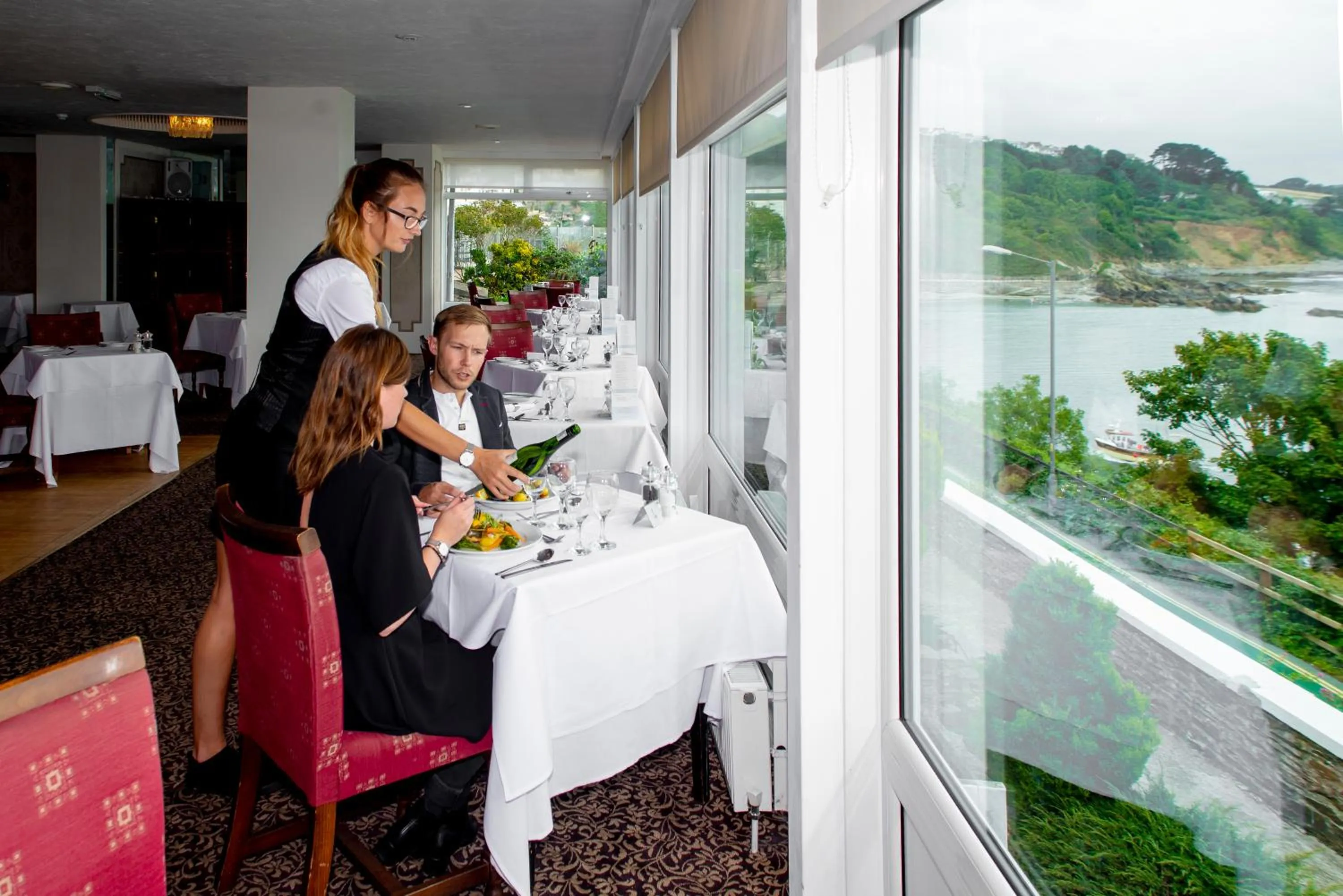 Dinner in The Hannafore Point Hotel