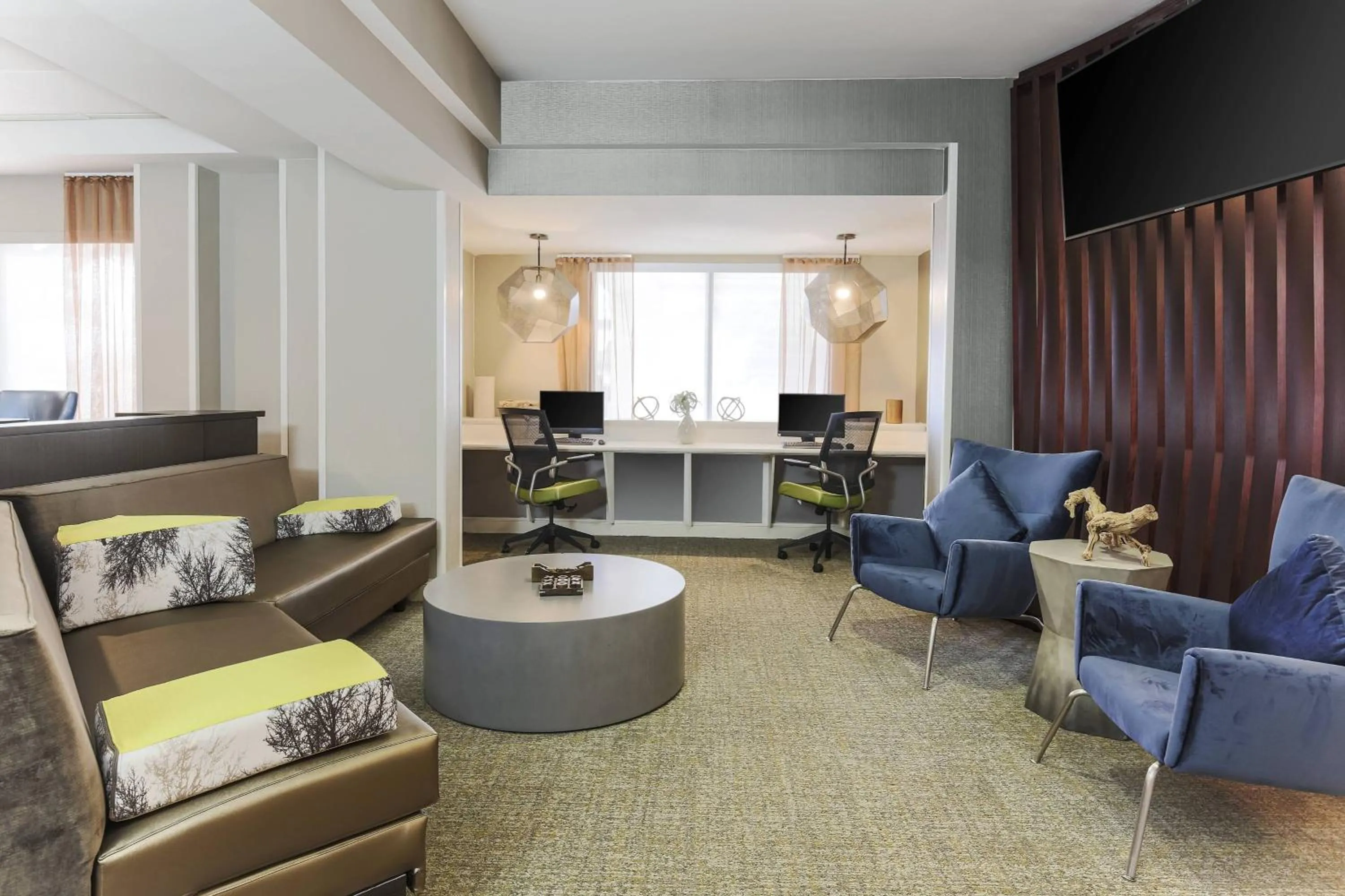 Lobby or reception in SpringHill Suites by Marriott Austin Parmer/Tech Ridge