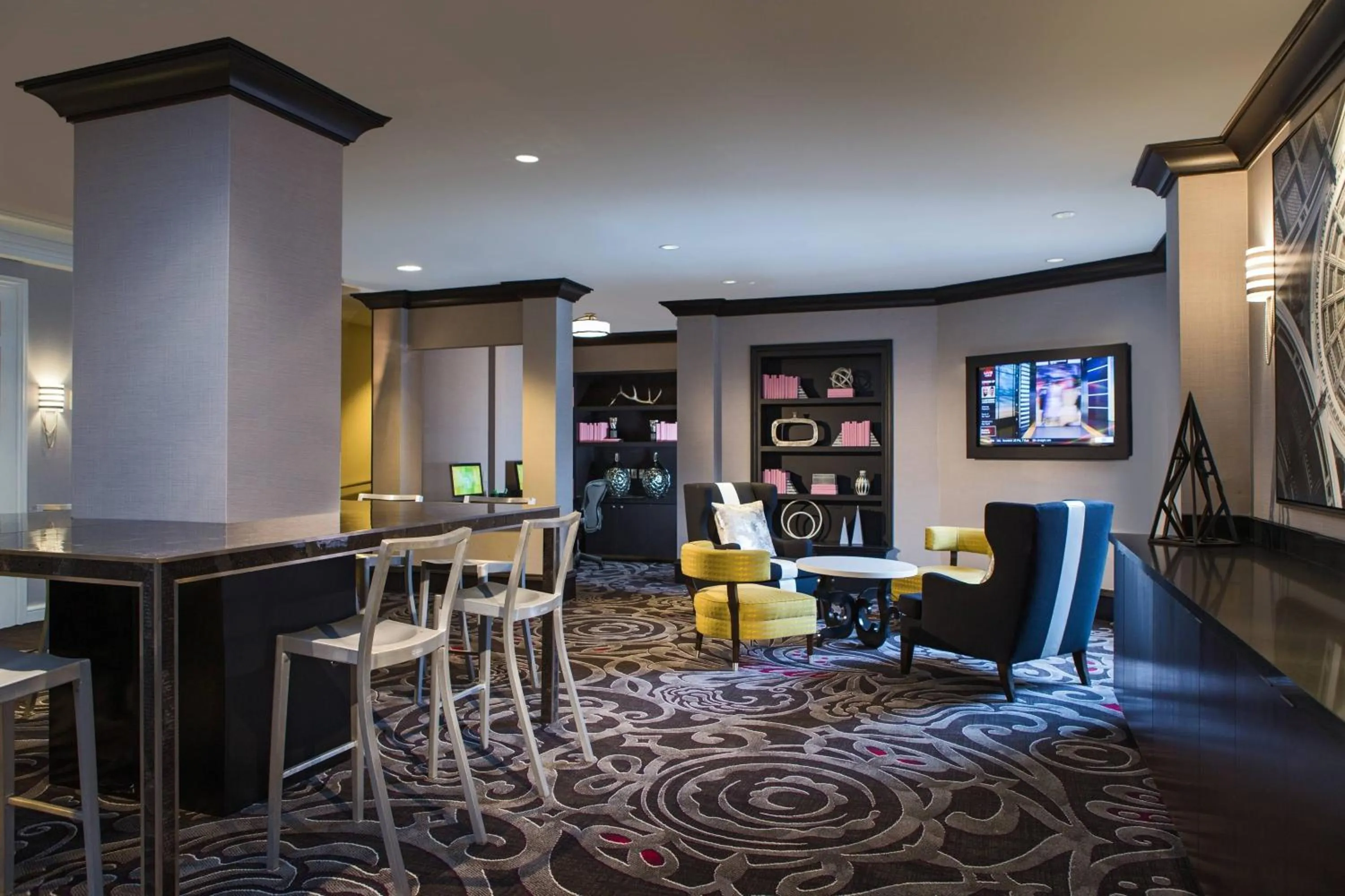 Lounge or bar in Courtyard by Marriott Boston Downtown
