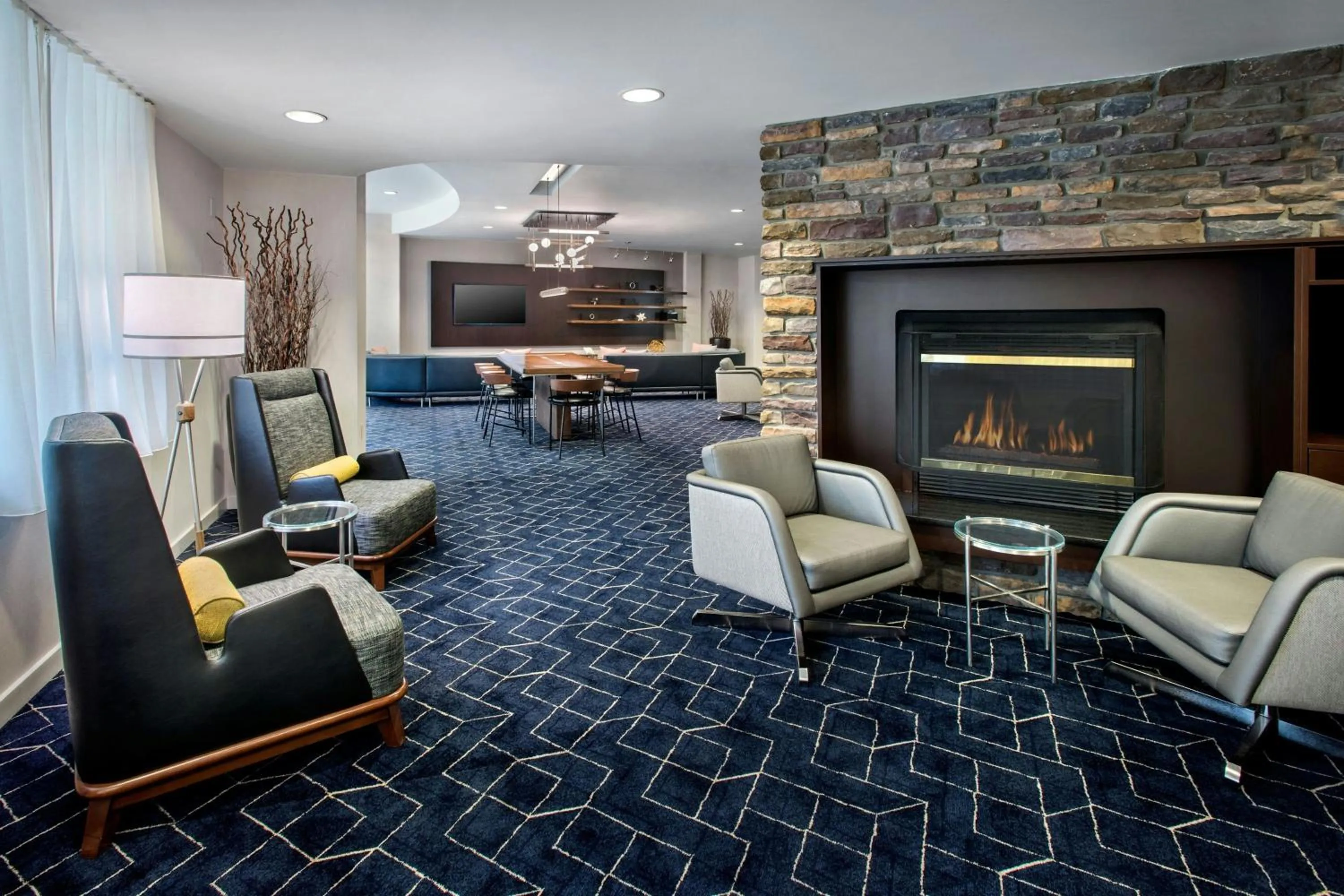 Lobby or reception in Courtyard by Marriott Paramus