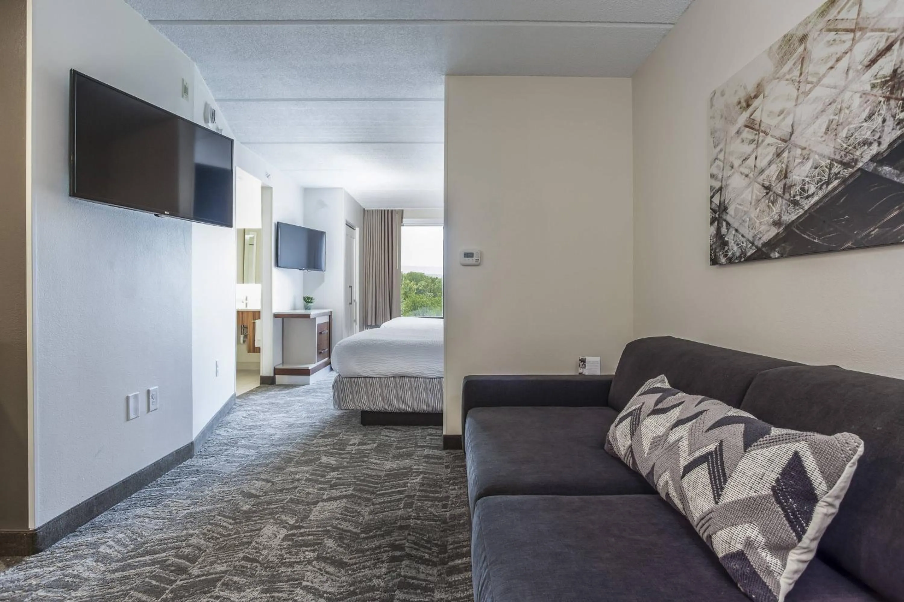 Bedroom, Bed in SpringHill Suites by Marriott Austin The Domain Area