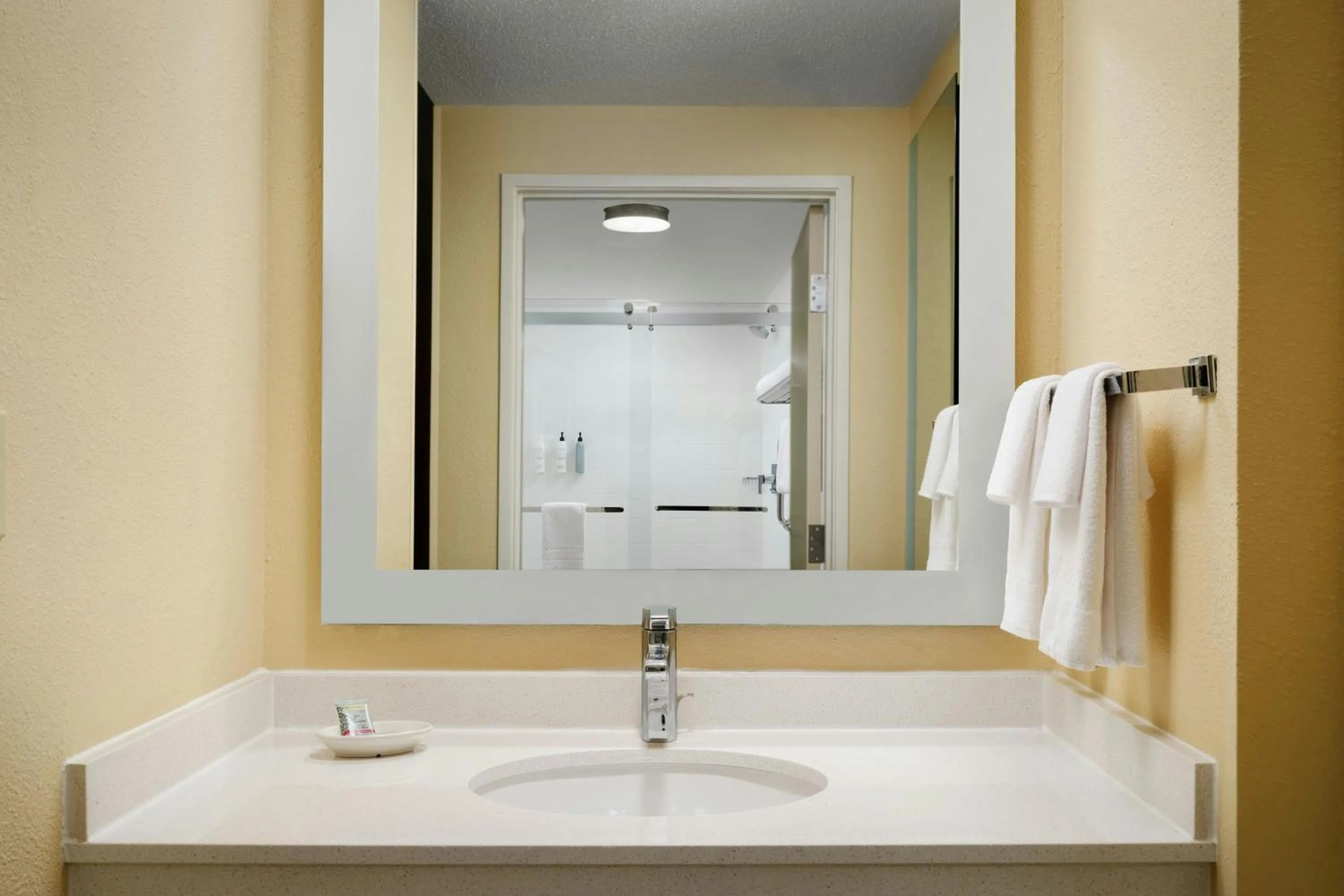 Bathroom in SpringHill Suites Austin South