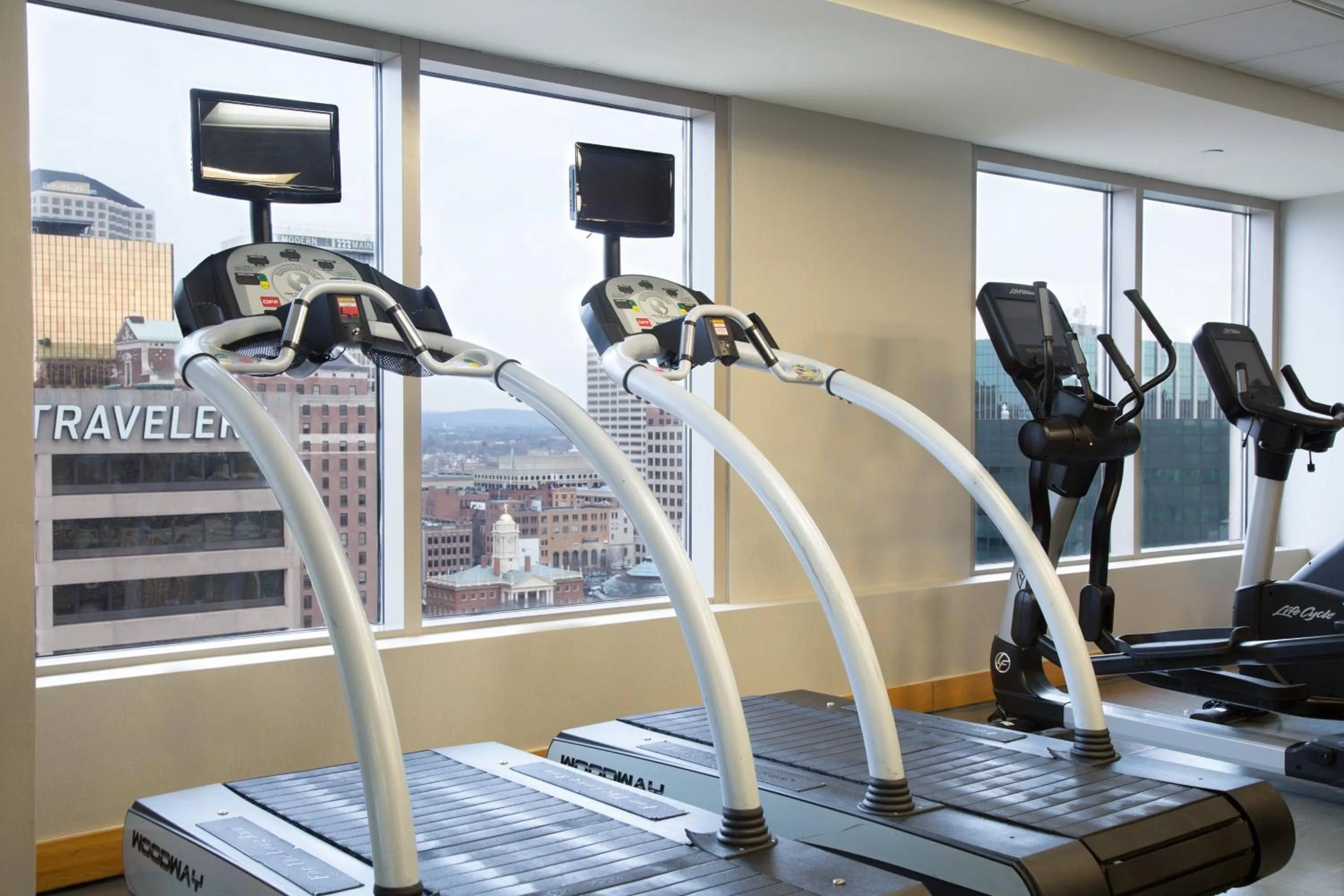 Fitness centre/facilities in Hartford Marriott Downtown