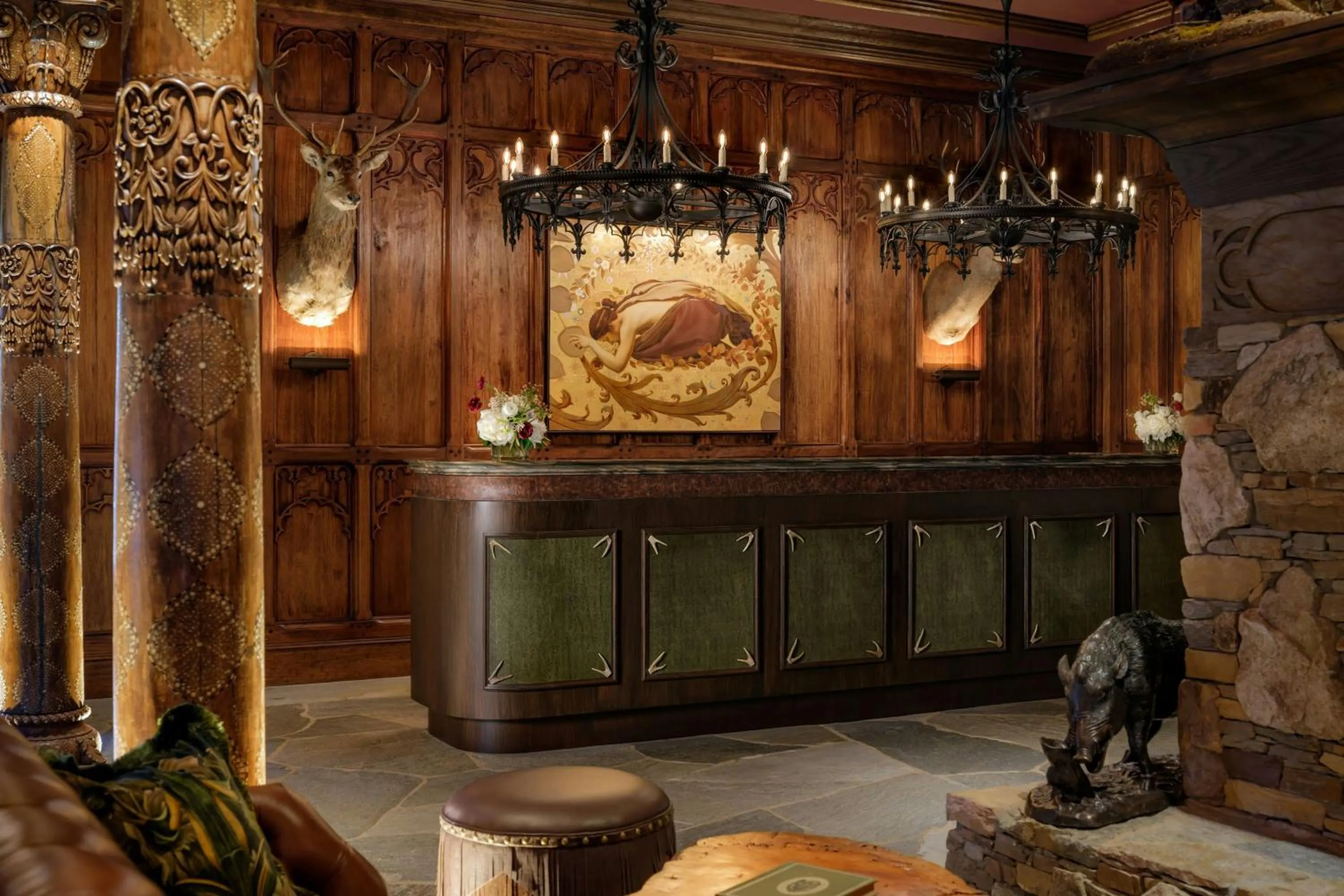 Lobby or reception in Grand Bohemian Lodge Asheville, Autograph Collection