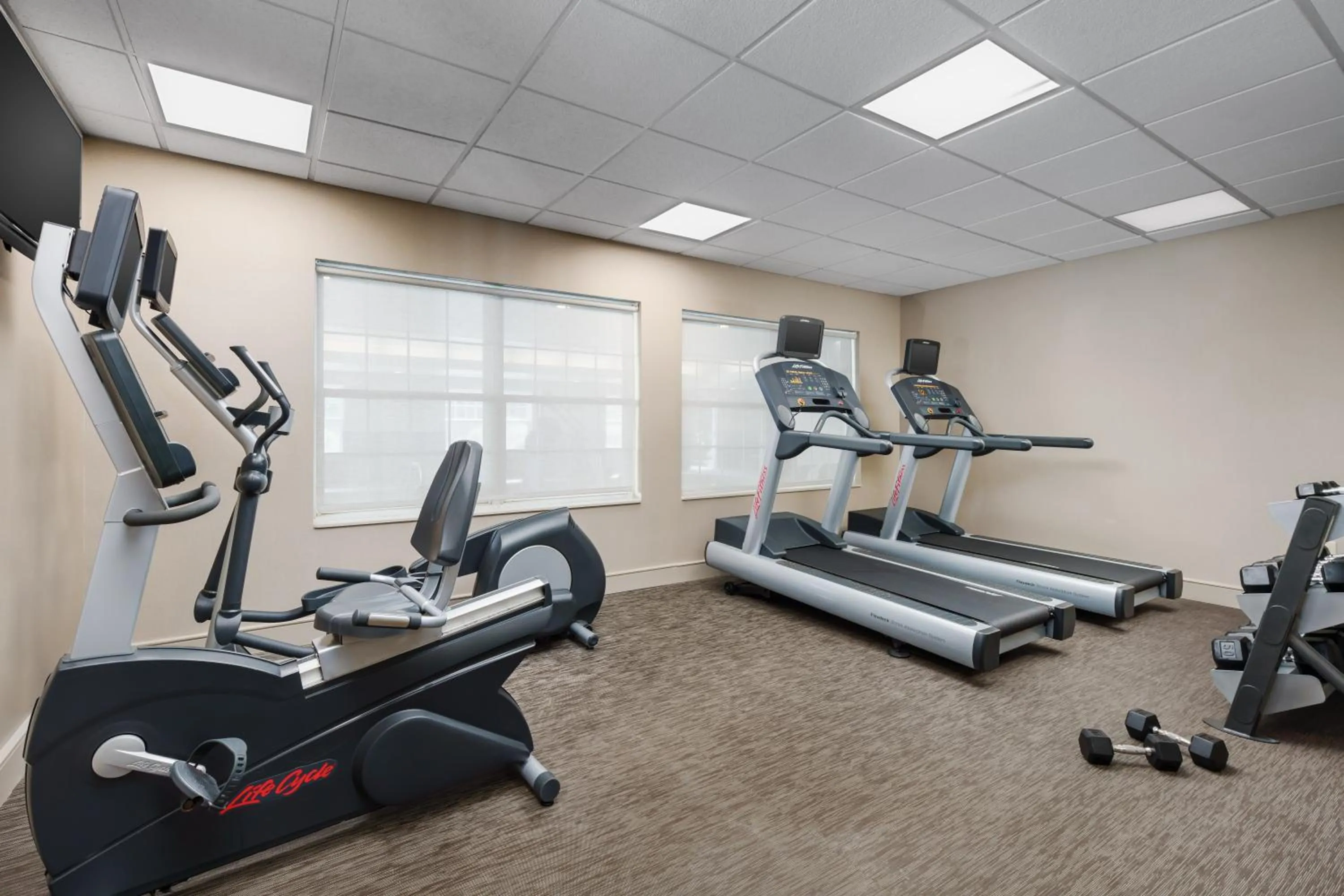 Fitness centre/facilities in Residence Inn Boston Franklin