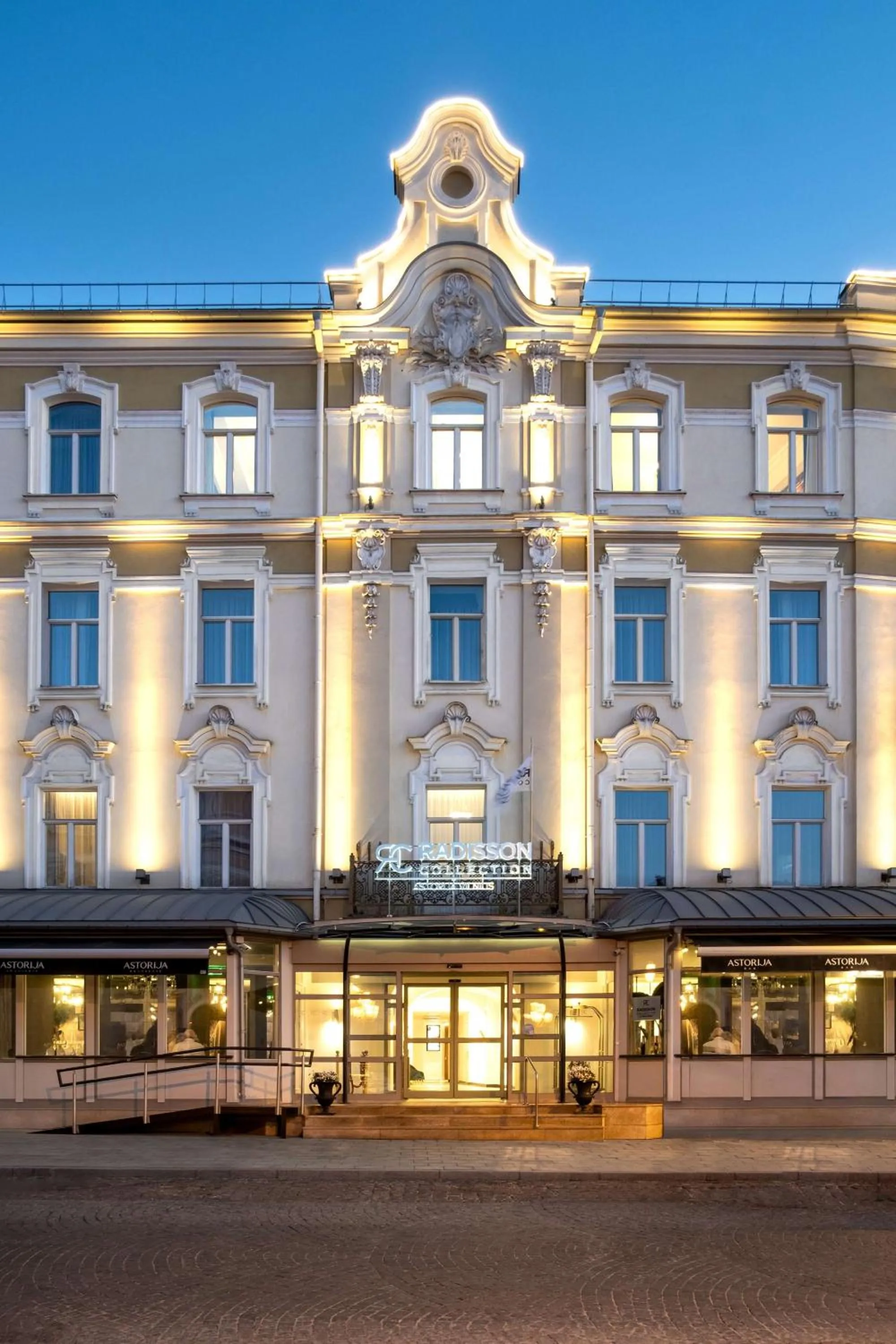 Property building in Radisson Collection Astorija Hotel, Vilnius
