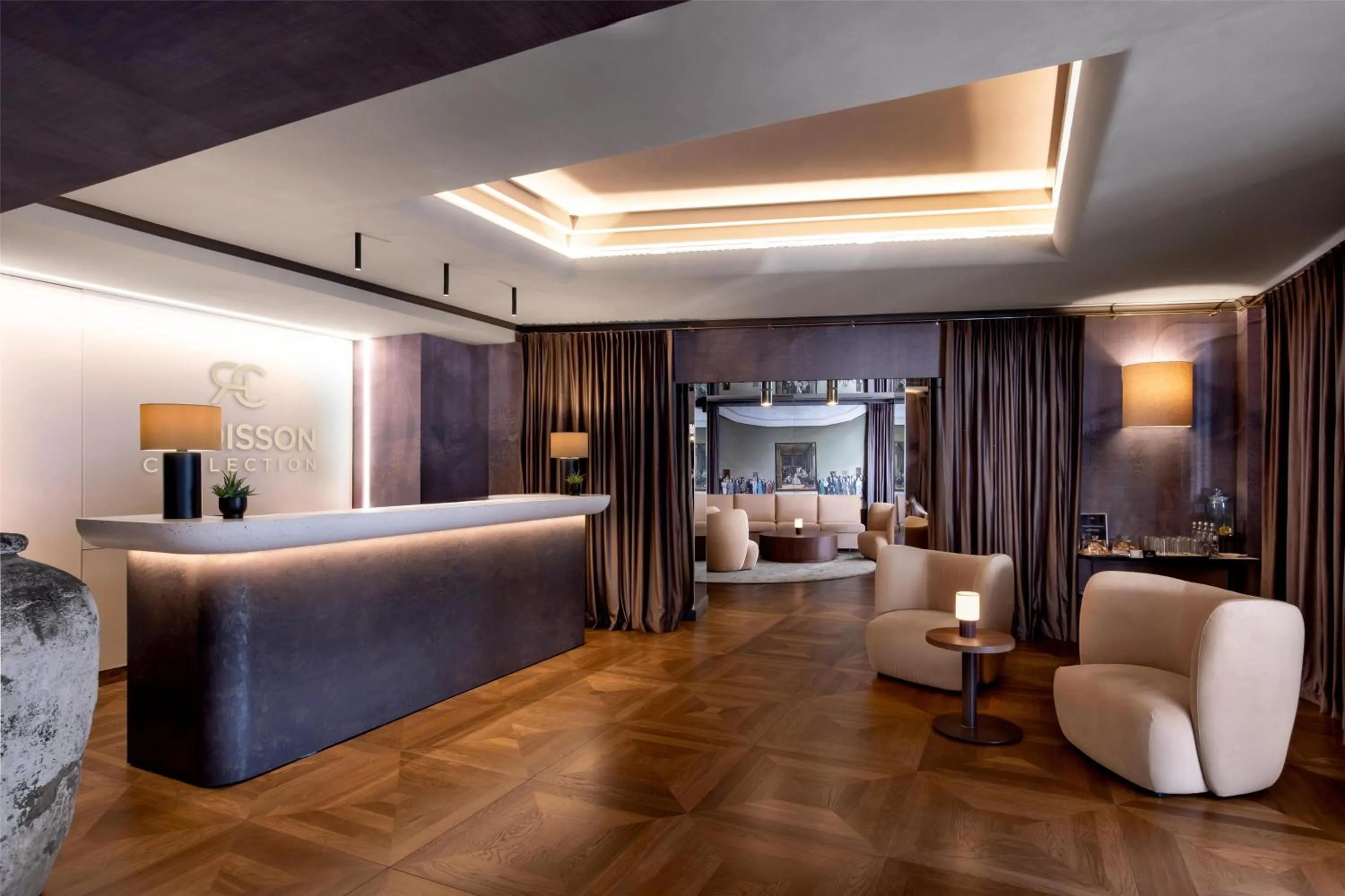 Lobby or reception, Bed in Radisson Collection Astorija Hotel, Vilnius