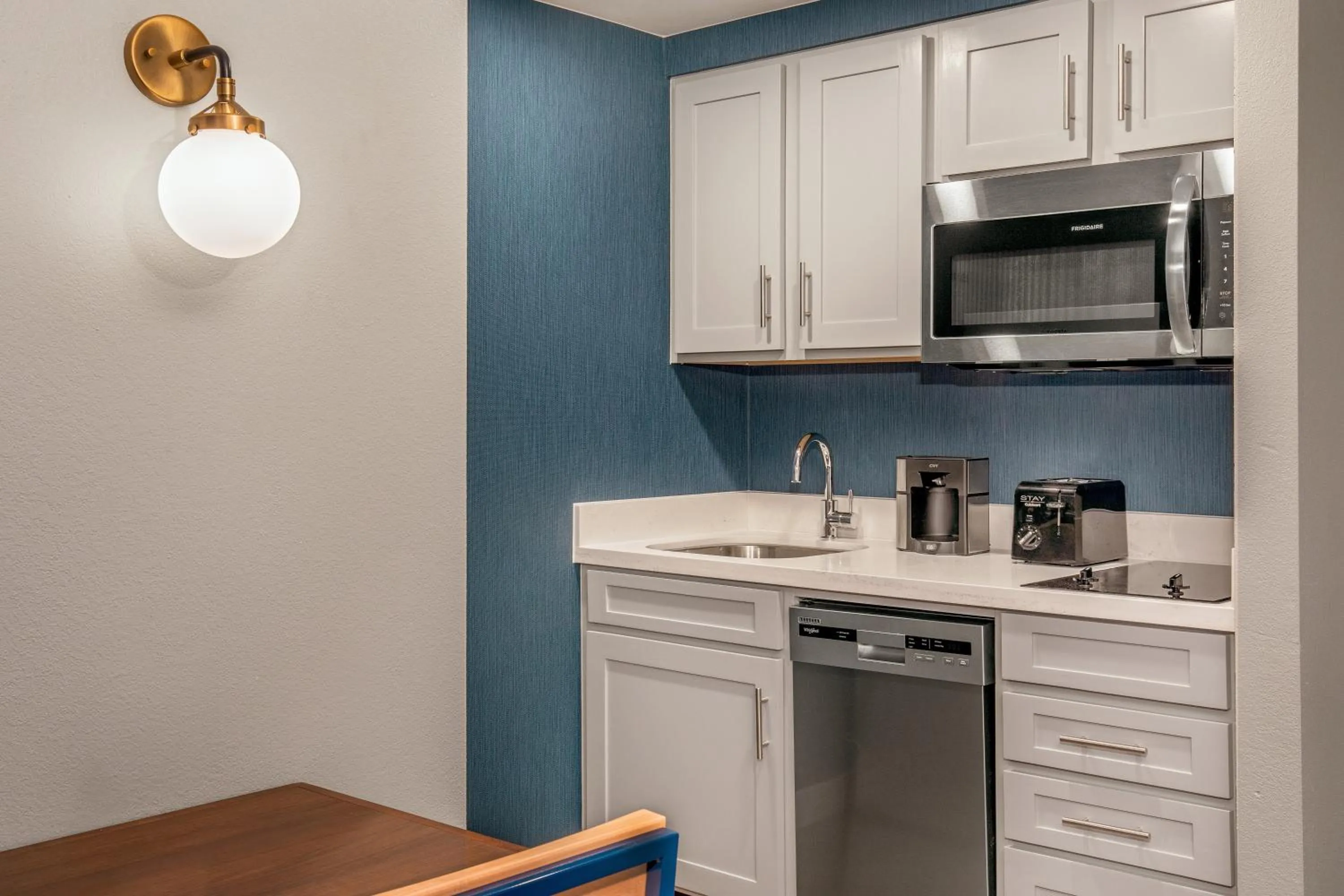 kitchen in Residence Inn by Marriott Boston Harbor on Tudor Wharf