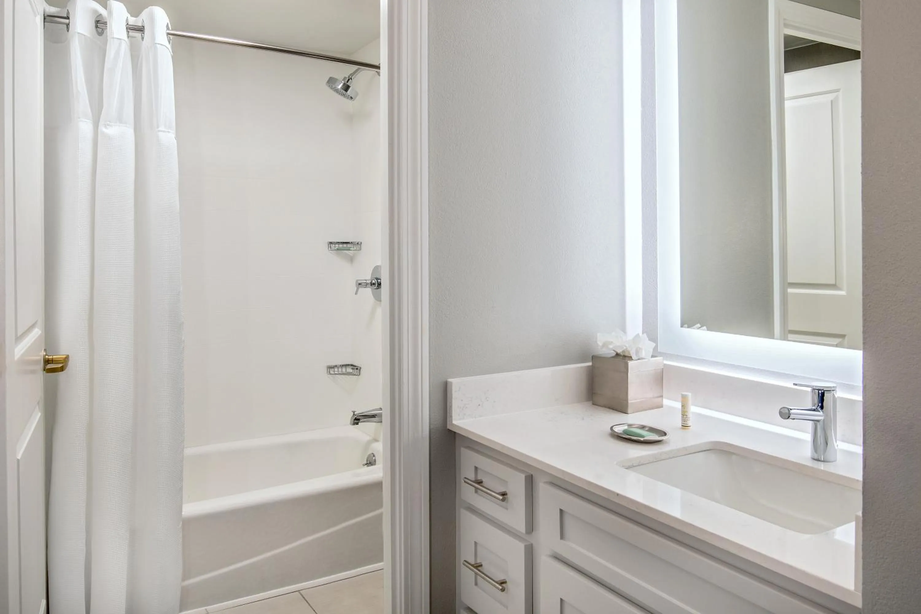 Bathroom in Residence Inn by Marriott Boston Harbor on Tudor Wharf