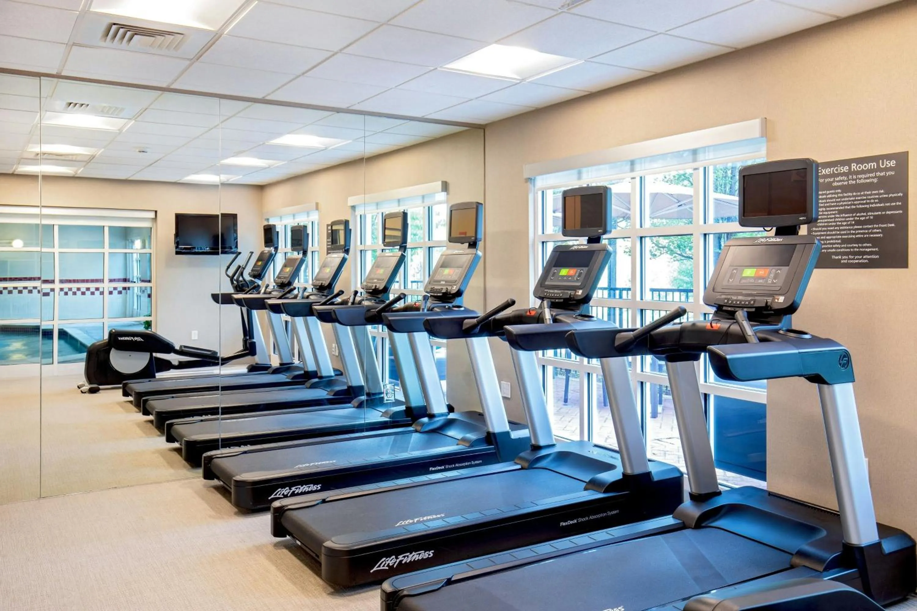 Fitness centre/facilities in Residence Inn by Marriott Boston Woburn