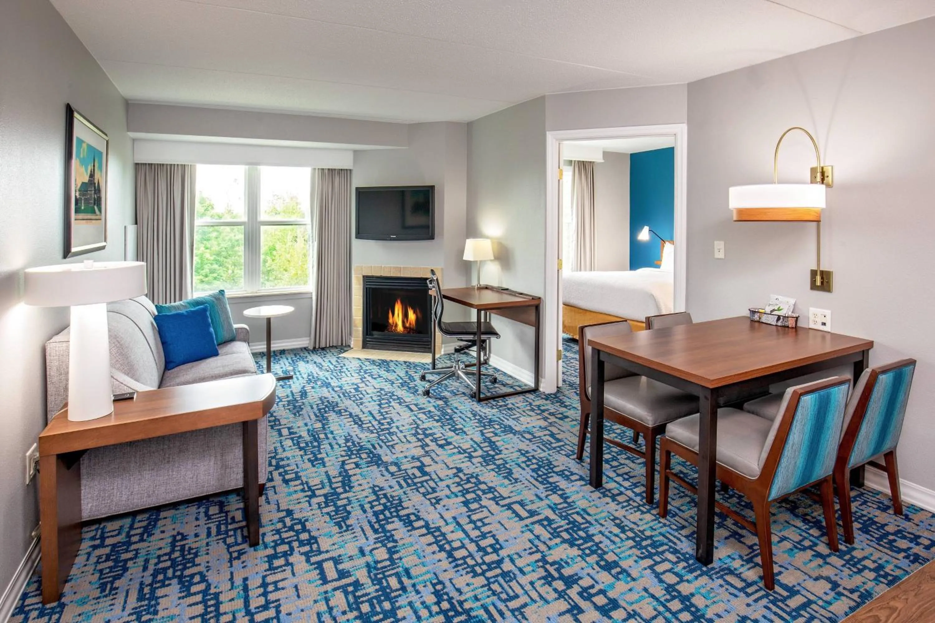 Living room in Residence Inn by Marriott Boston Woburn
