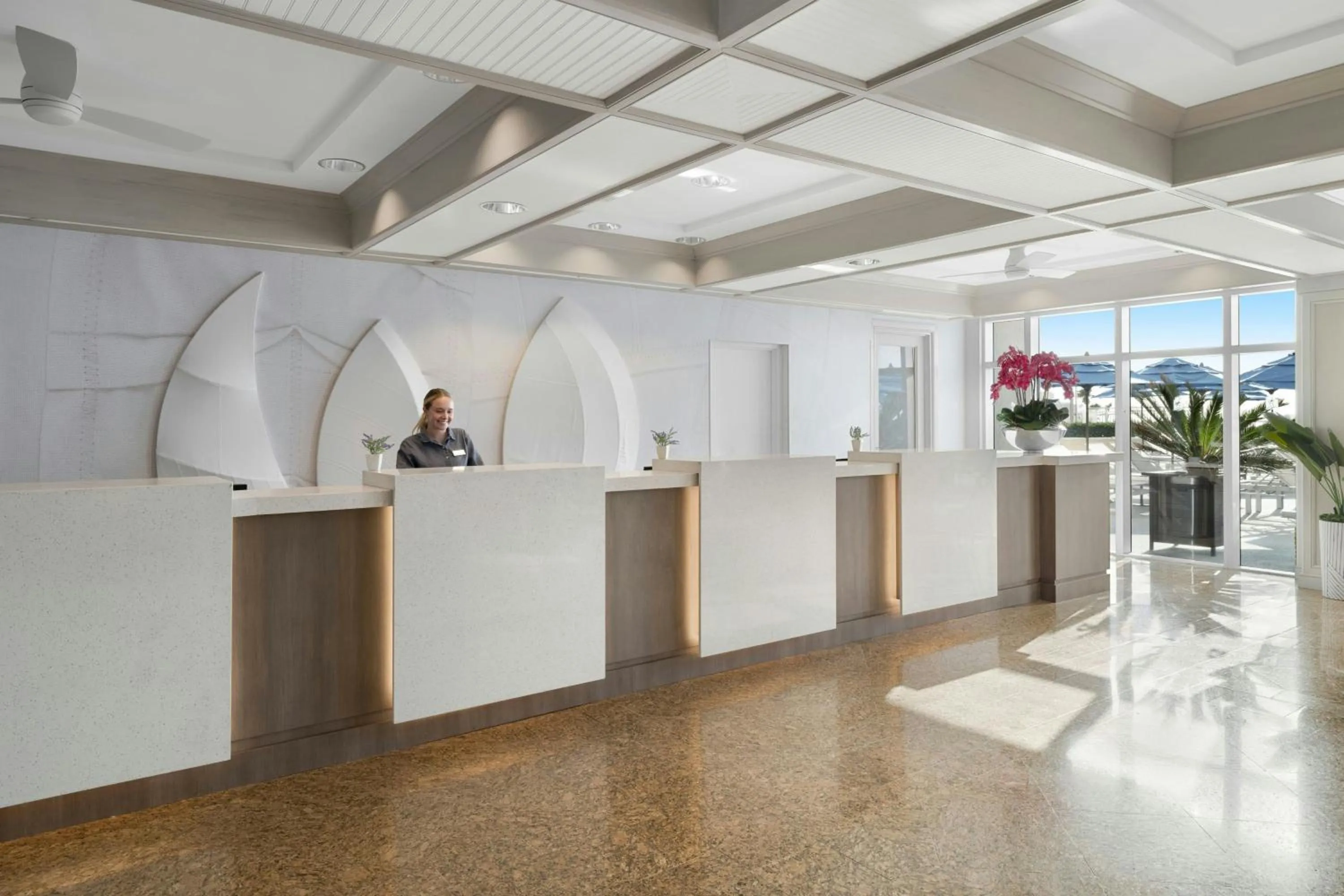 Lobby or reception in Marriott's BeachPlace Towers
