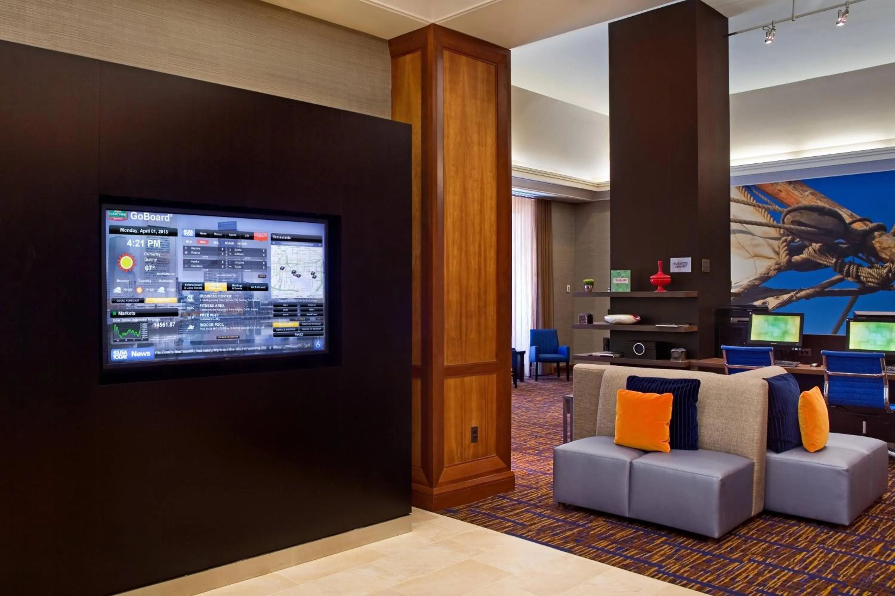 Lobby or reception in Courtyard by Marriott Baltimore Downtown Inner Harbor
