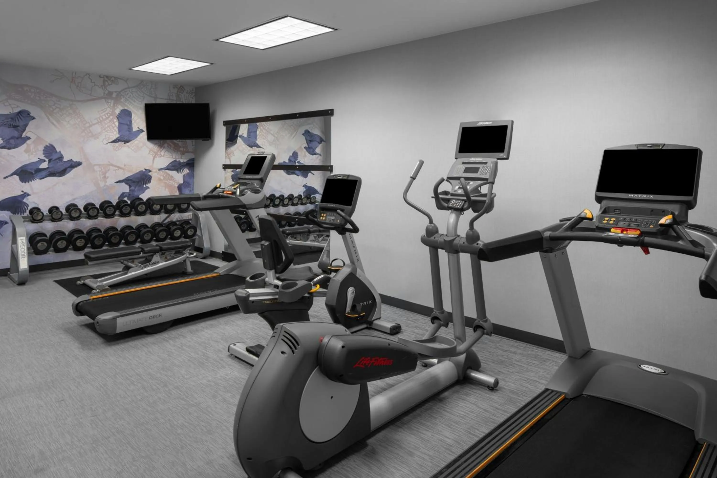 Fitness centre/facilities in Courtyard by Marriott Santa Clarita Valencia
