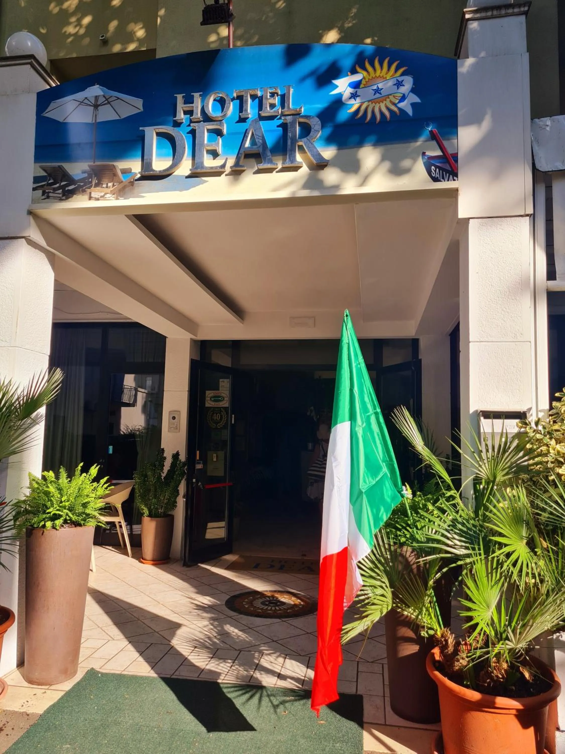 Property building in Hotel Dear Rimini
