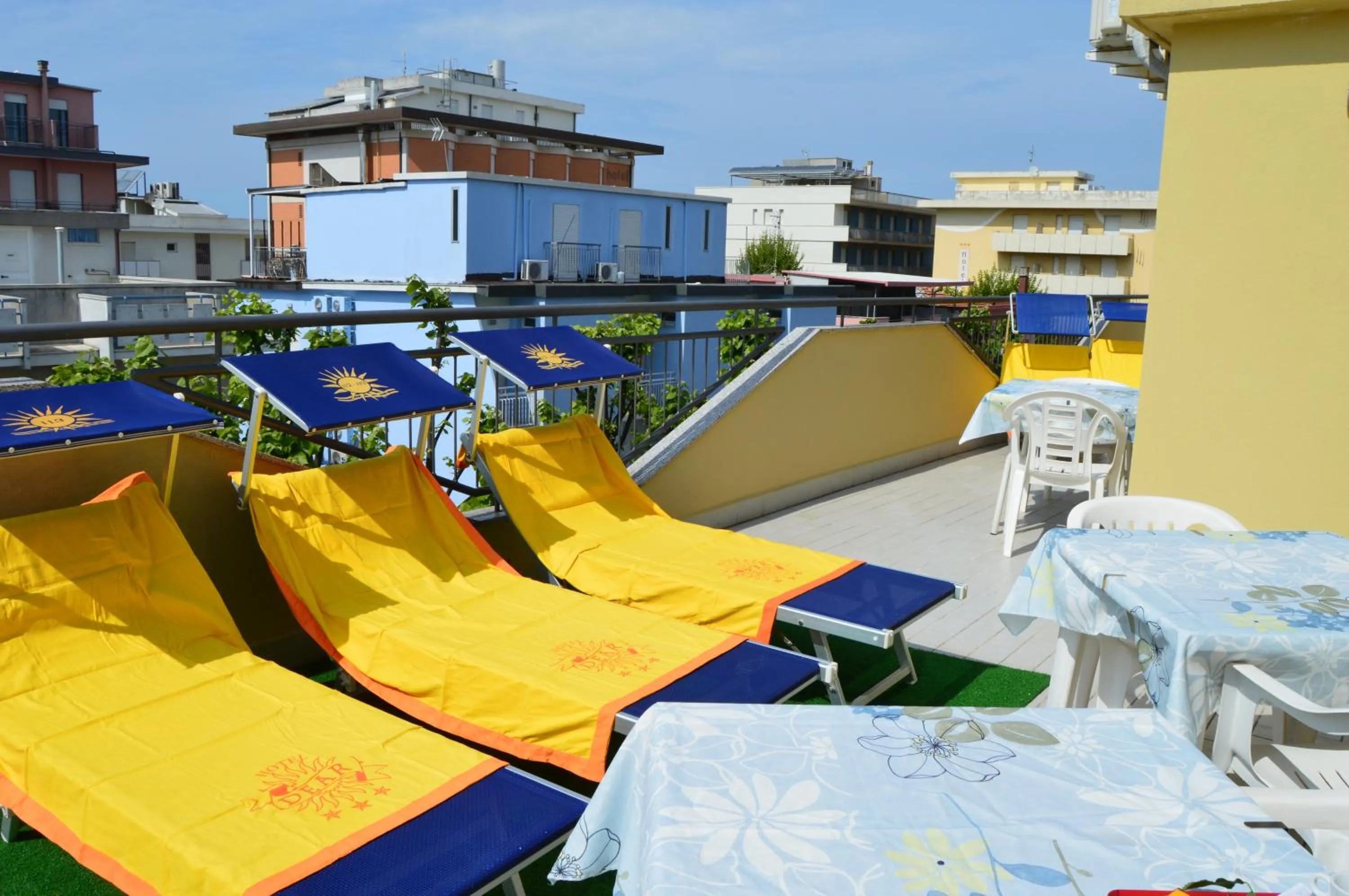 Balcony/Terrace in Hotel Dear Rimini