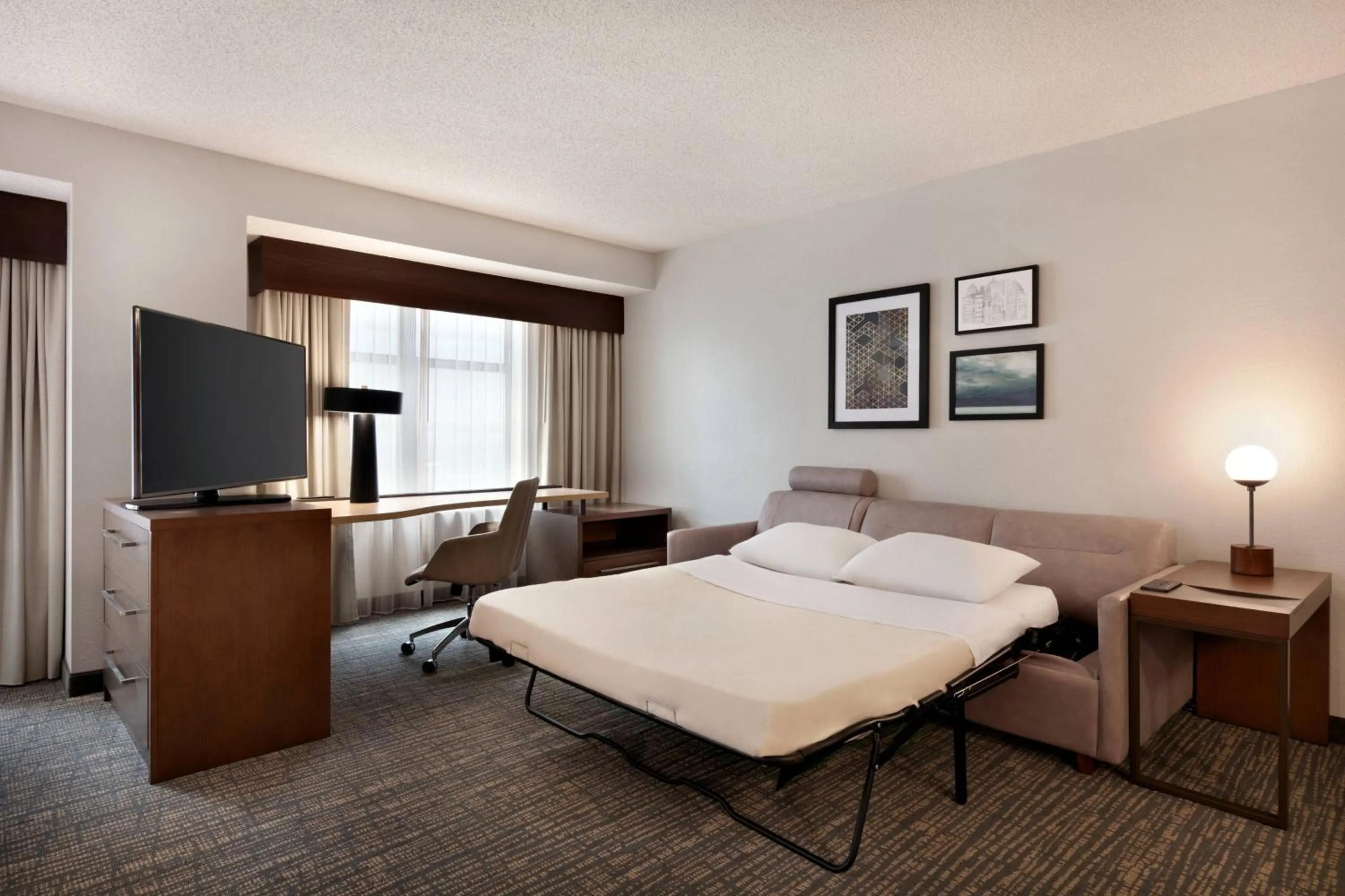 Bedroom, Bed in Residence Inn by Marriott Baltimore Downtown/ Inner Harbor