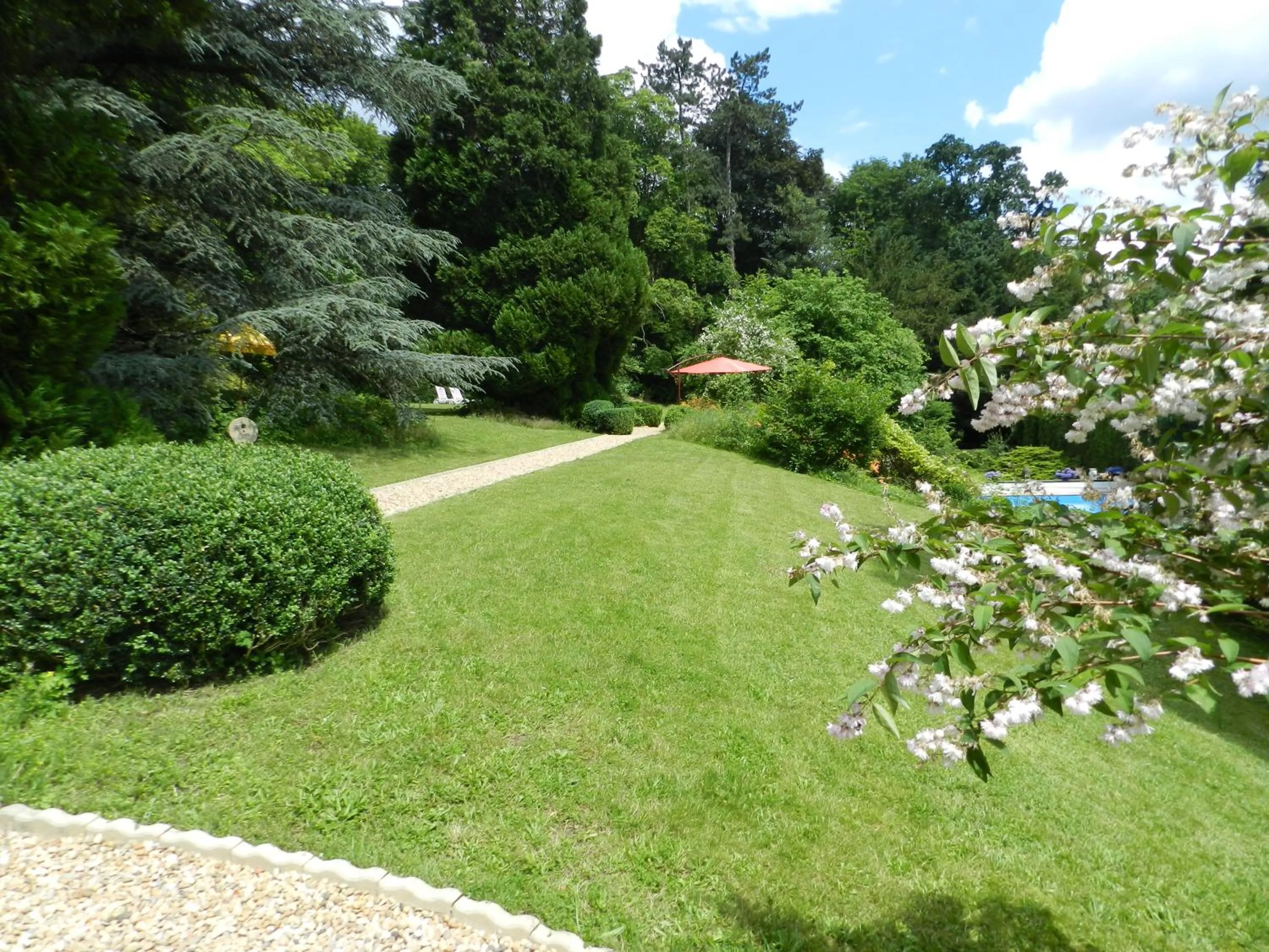 Garden in Manoir des Cavaliers - BnB