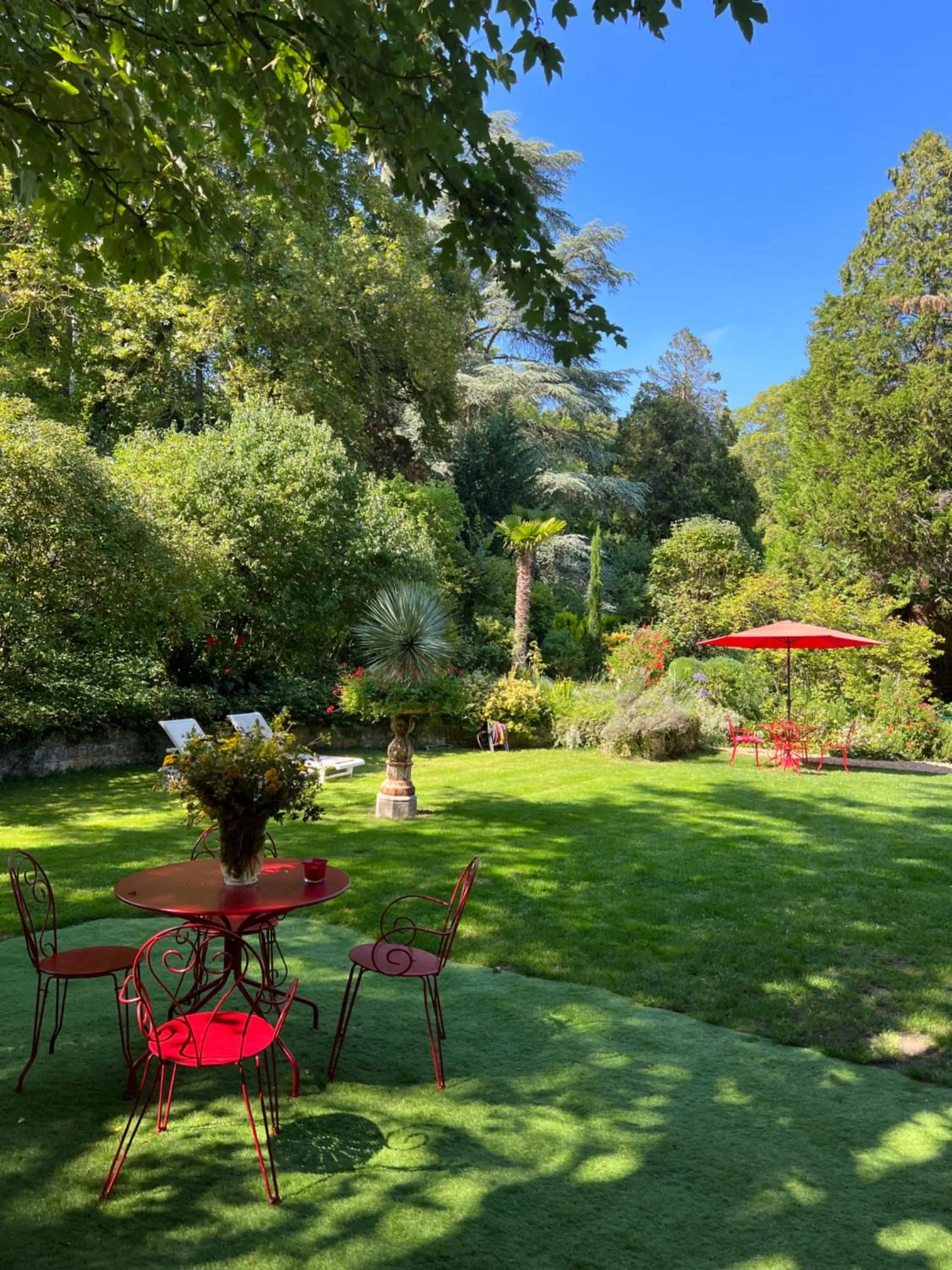 Garden in Manoir des Cavaliers - BnB