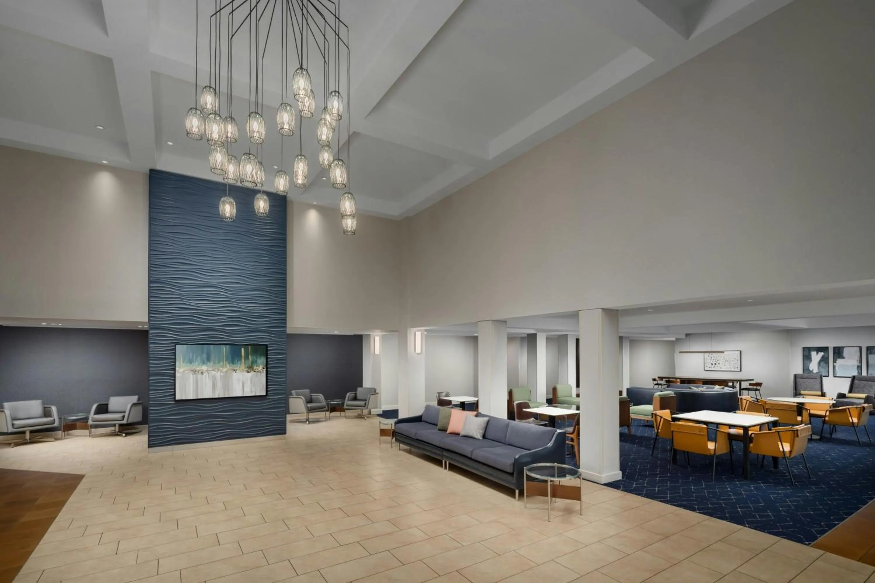 Lobby or reception in Courtyard Chicago Midway Airport