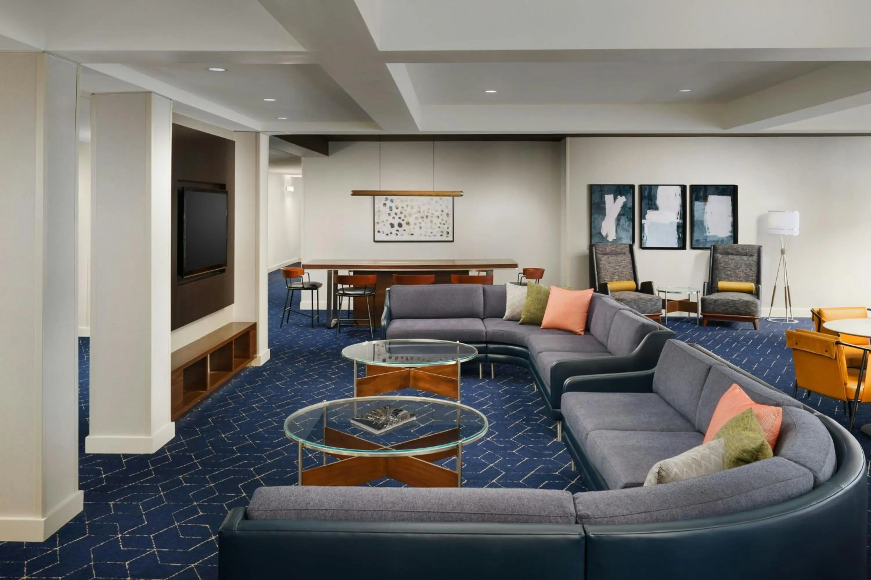 Lobby or reception in Courtyard Chicago Midway Airport