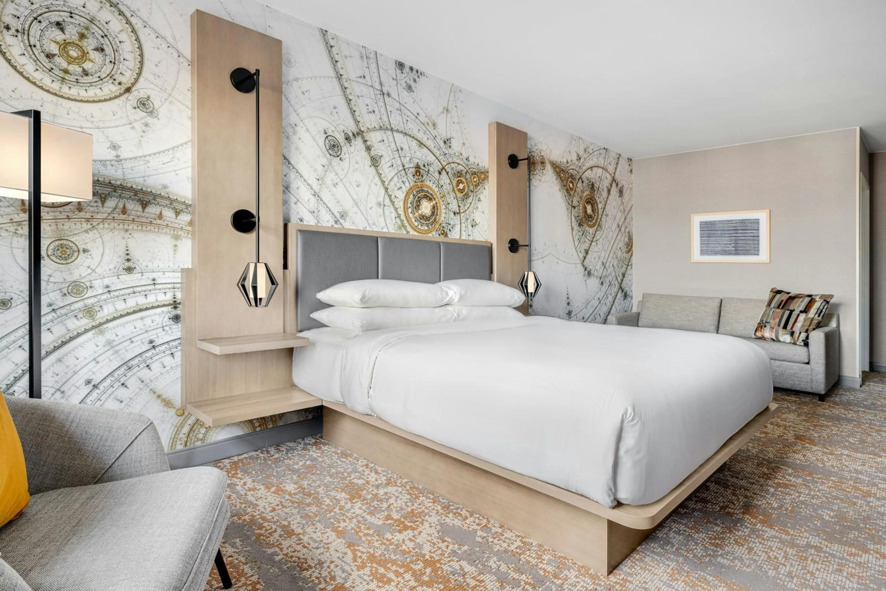 Bedroom, Bed in Chicago Marriott Midway