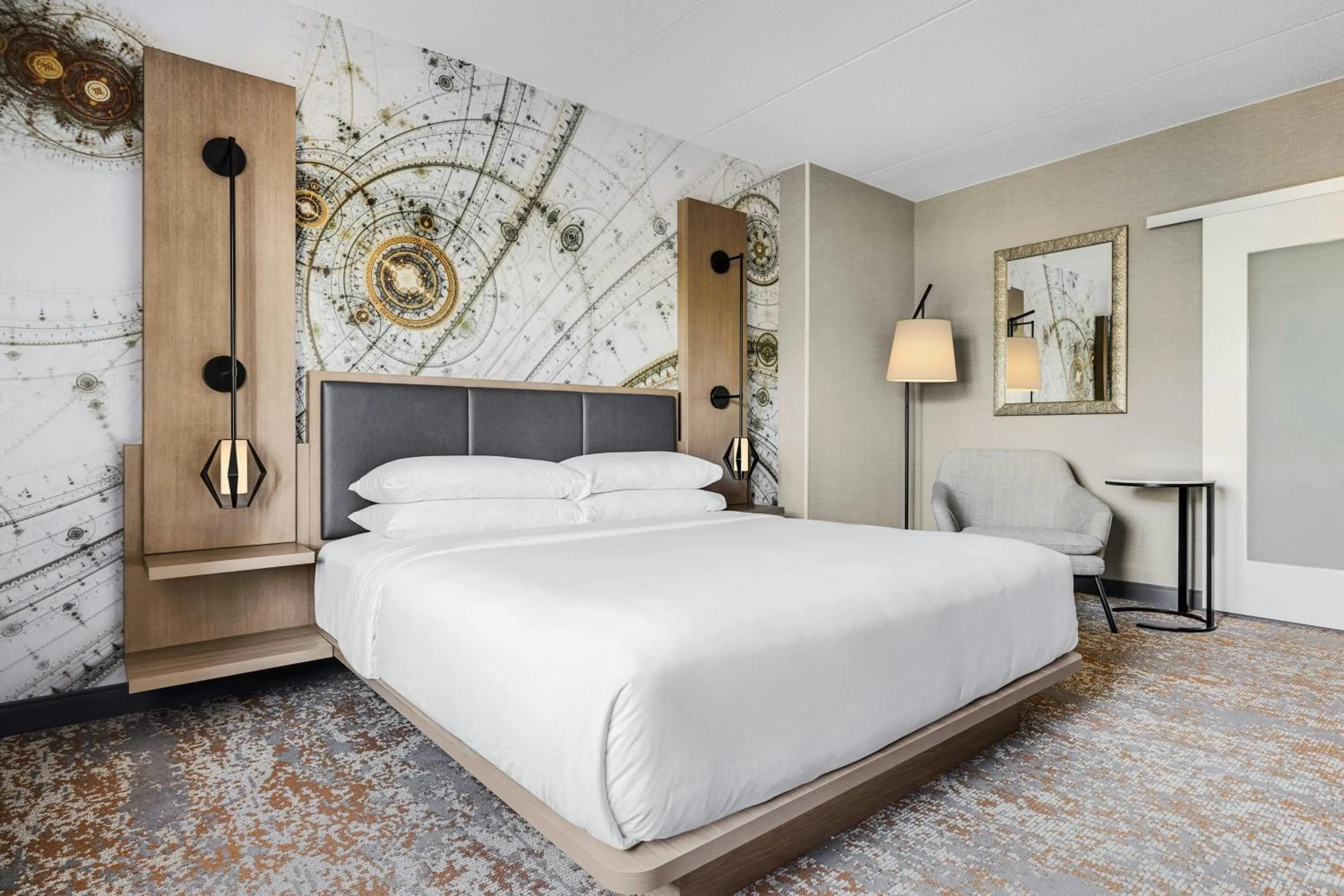 Bedroom, Bed in Chicago Marriott Midway