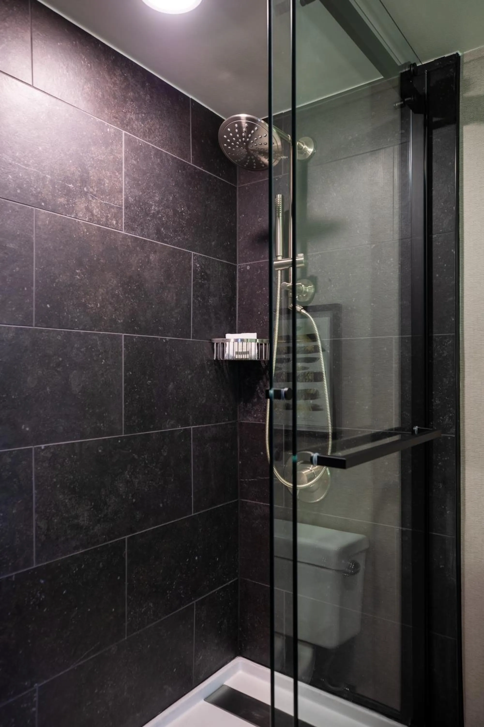 Shower in Renaissance Chicago North Shore Hotel