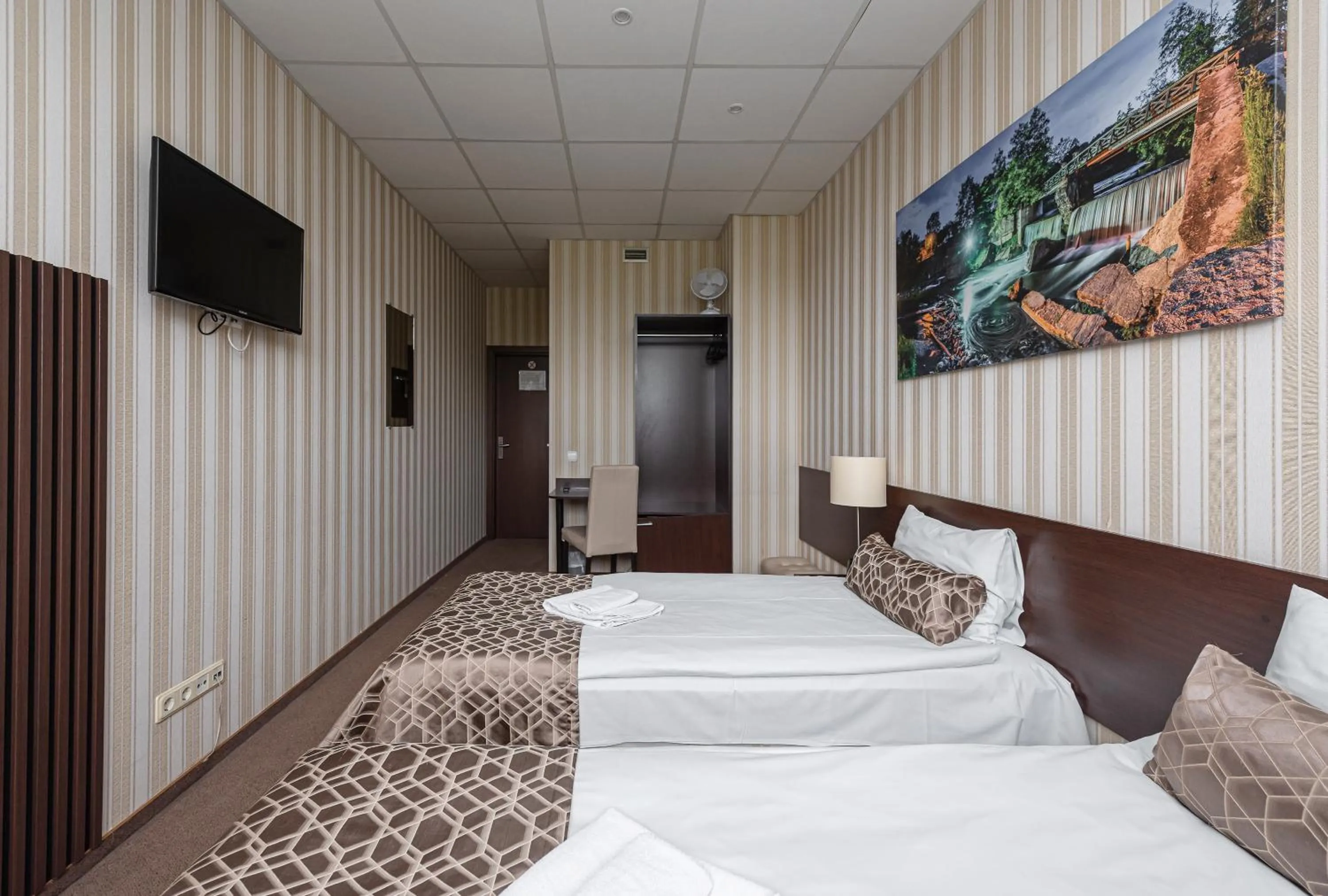 Bedroom, Bed in Vilnius City Hotel