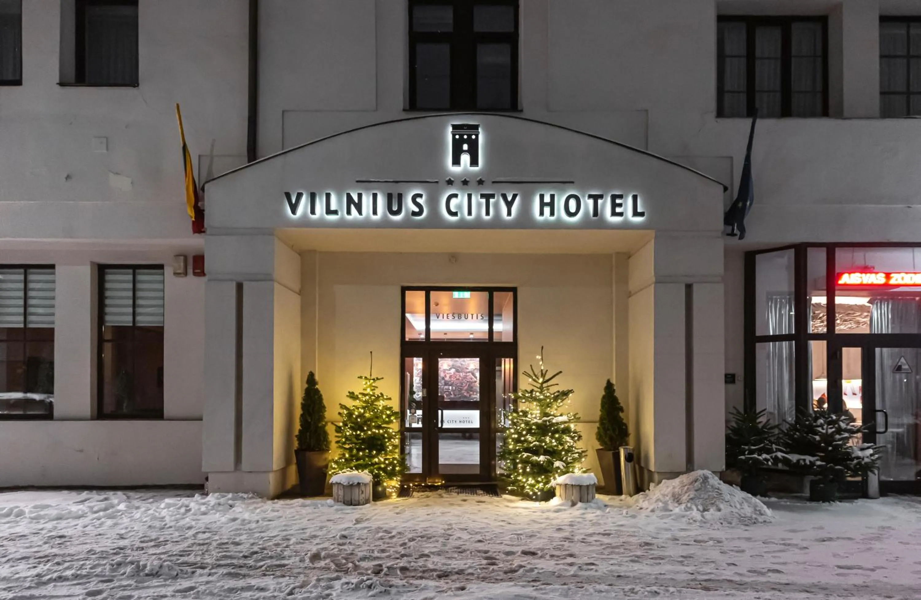 Property building in Vilnius City Hotel