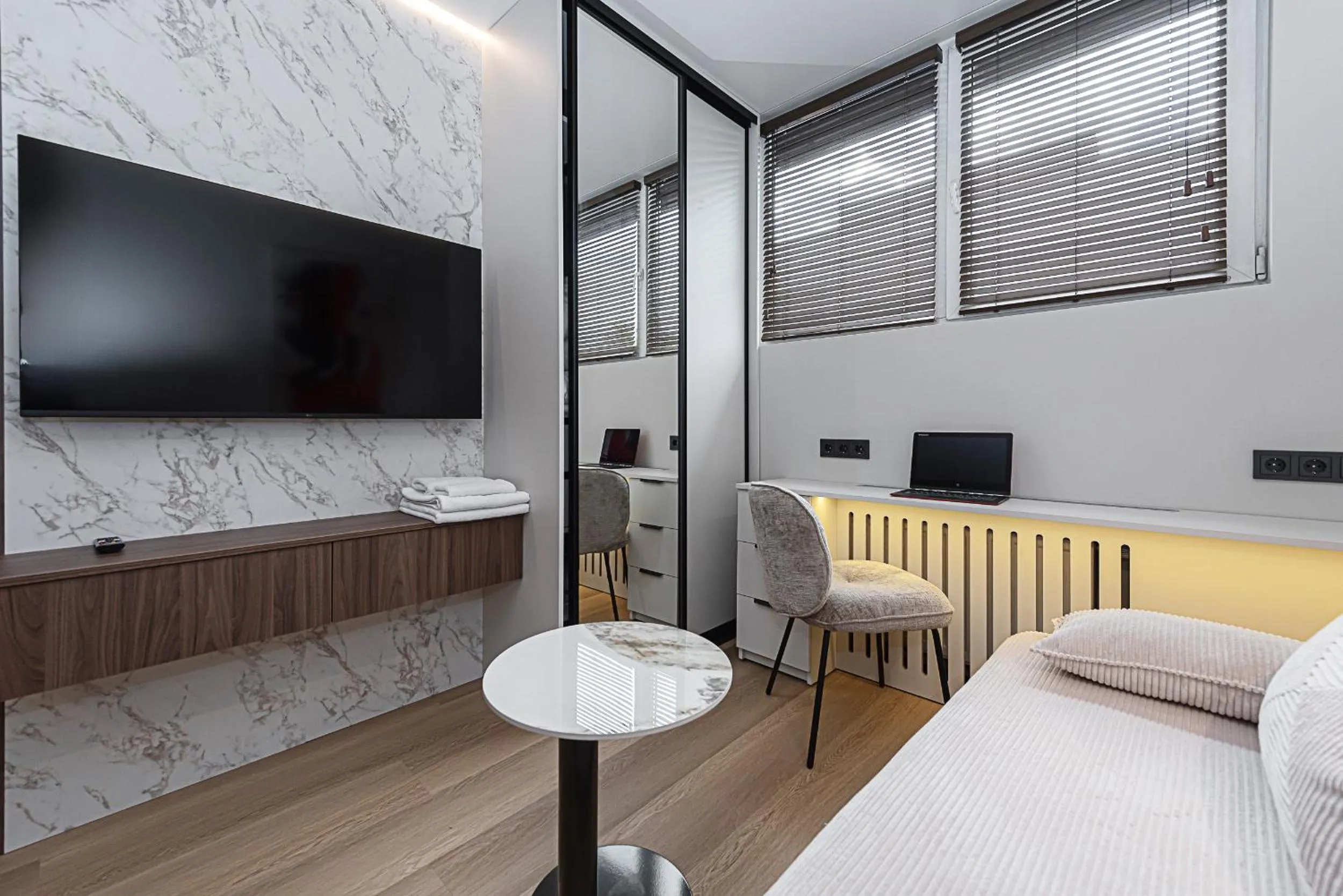 Bed in Vilnius City Hotel