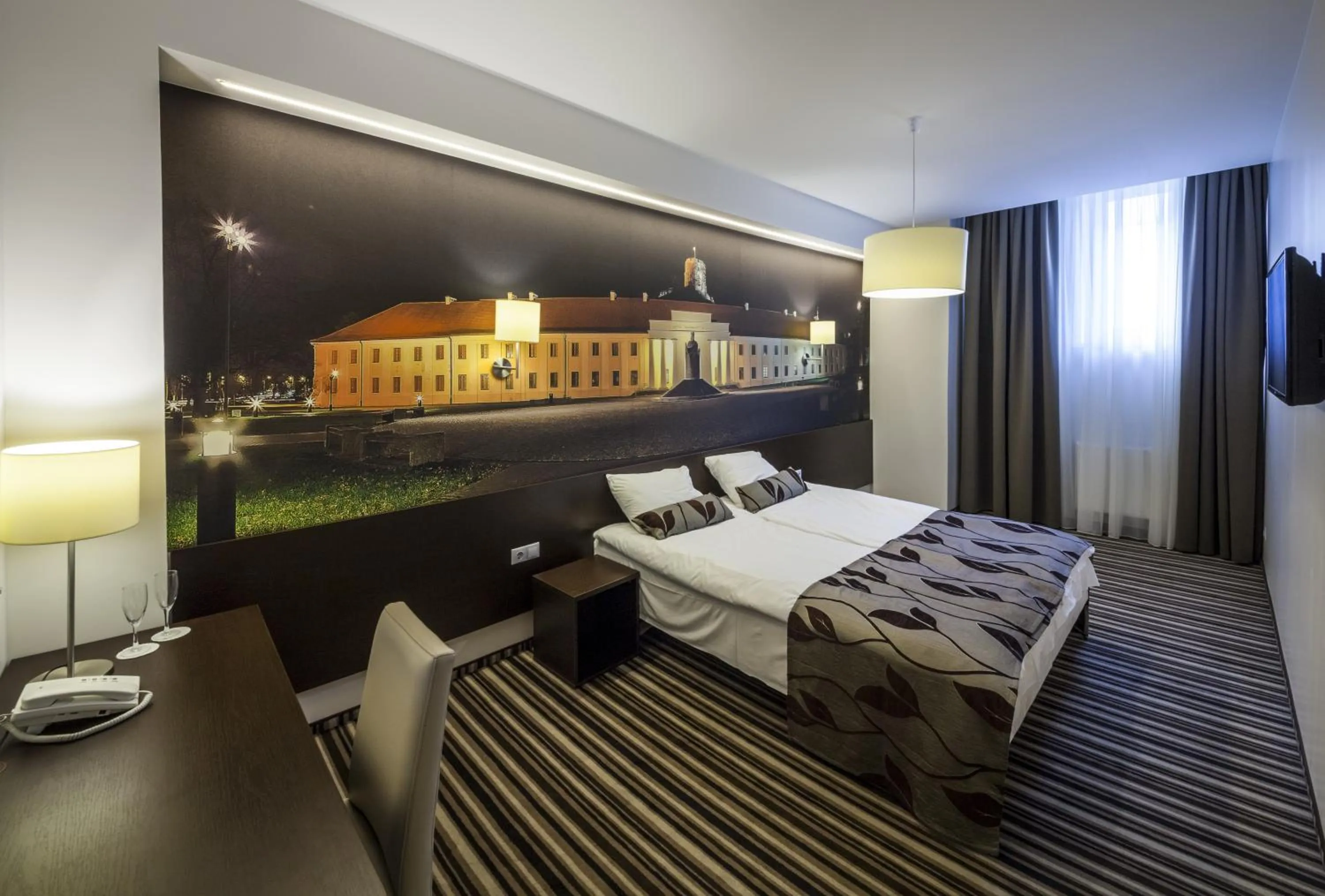 Photo of the whole room, Bed in Vilnius City Hotel