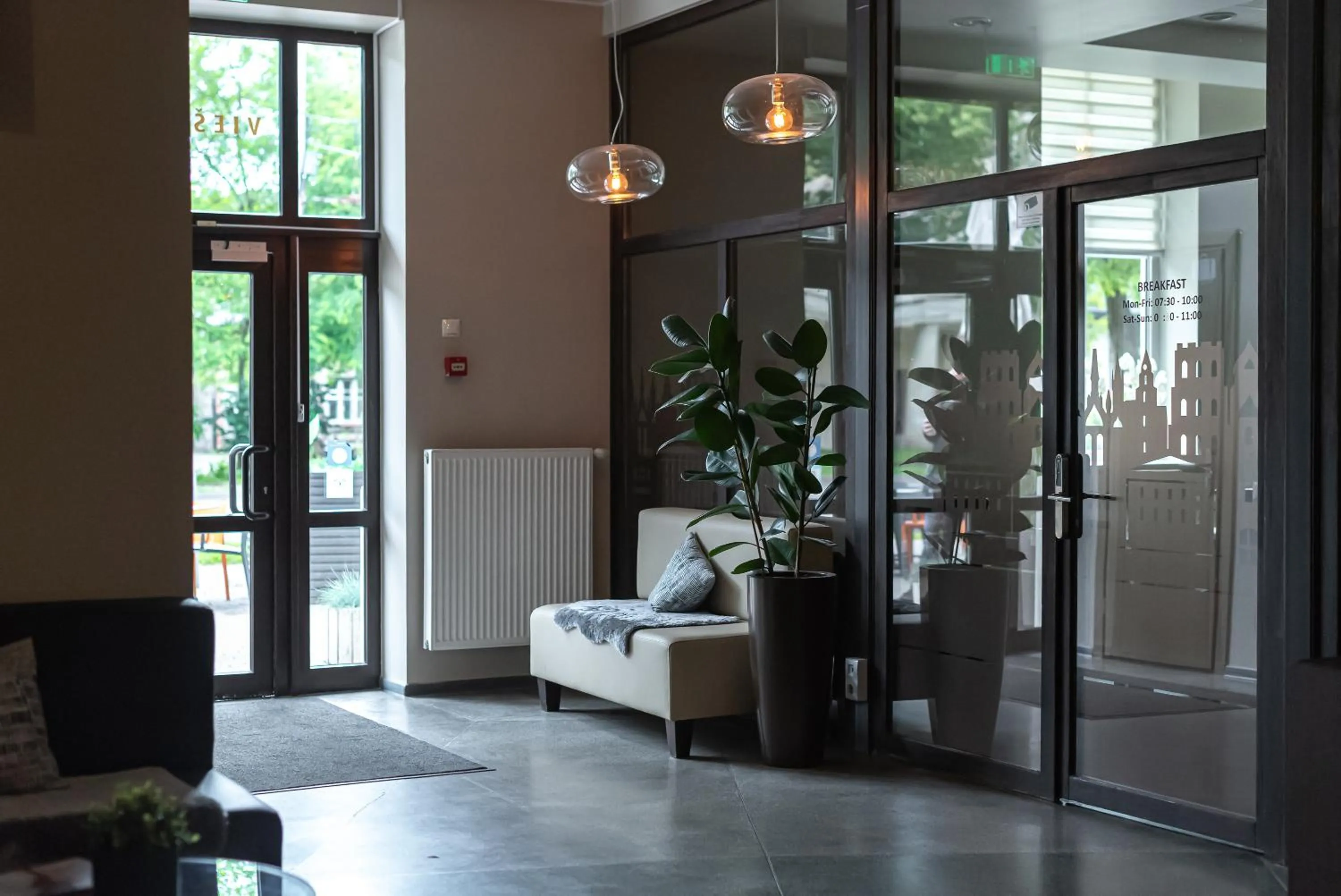 Lobby or reception in Vilnius City Hotel