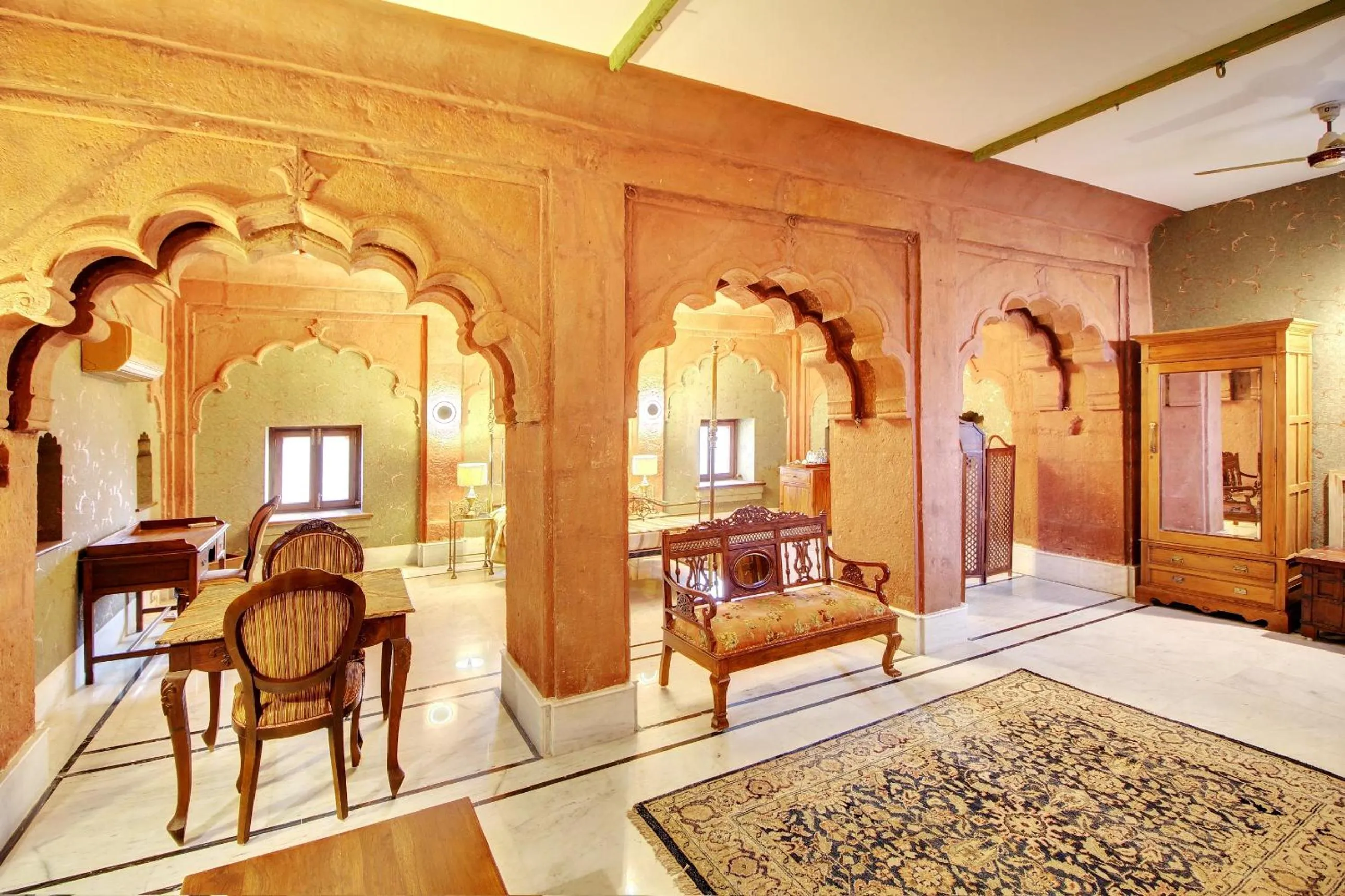 Seating area in The Fort Pokaran