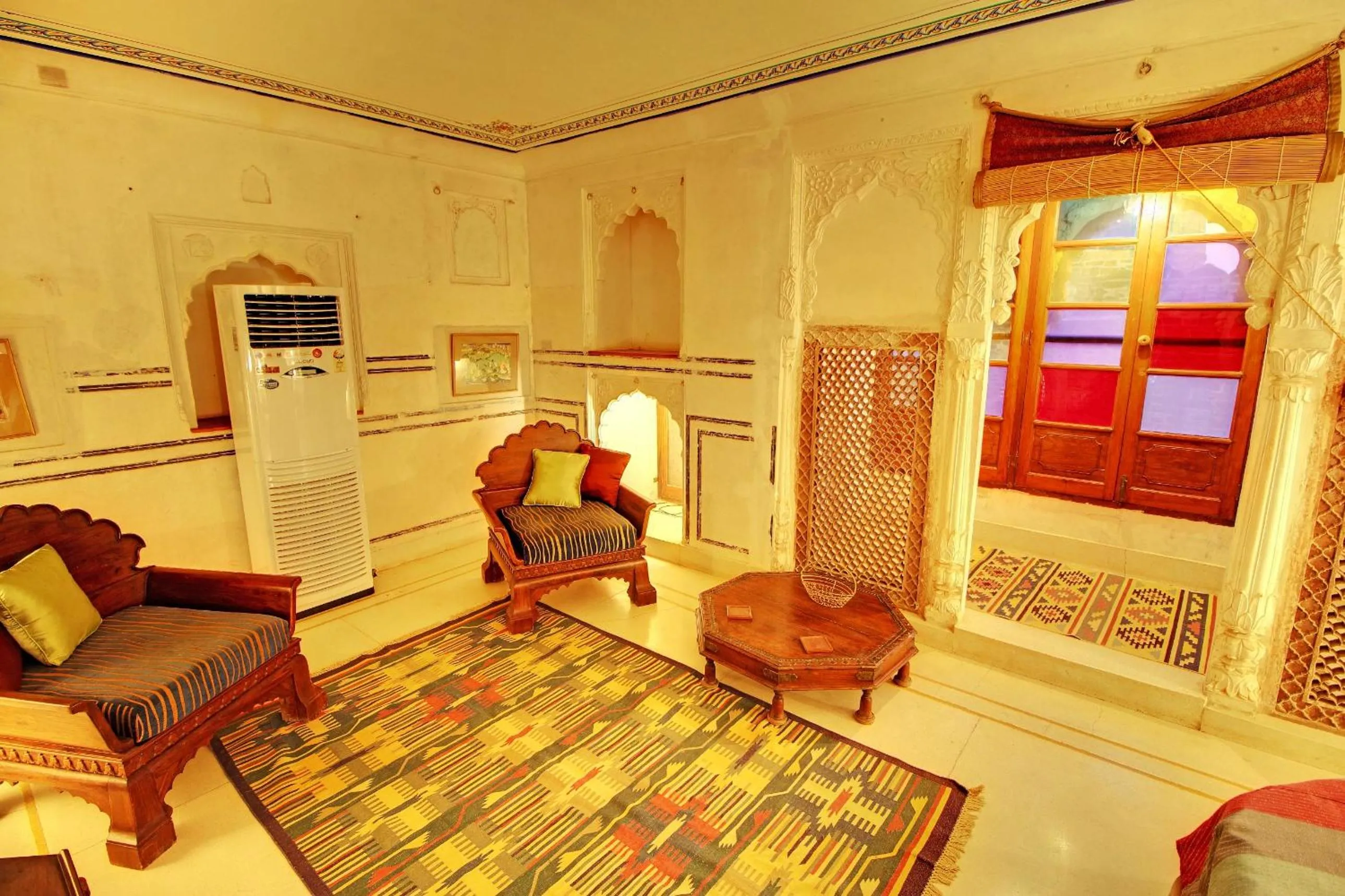 Seating area in The Fort Pokaran