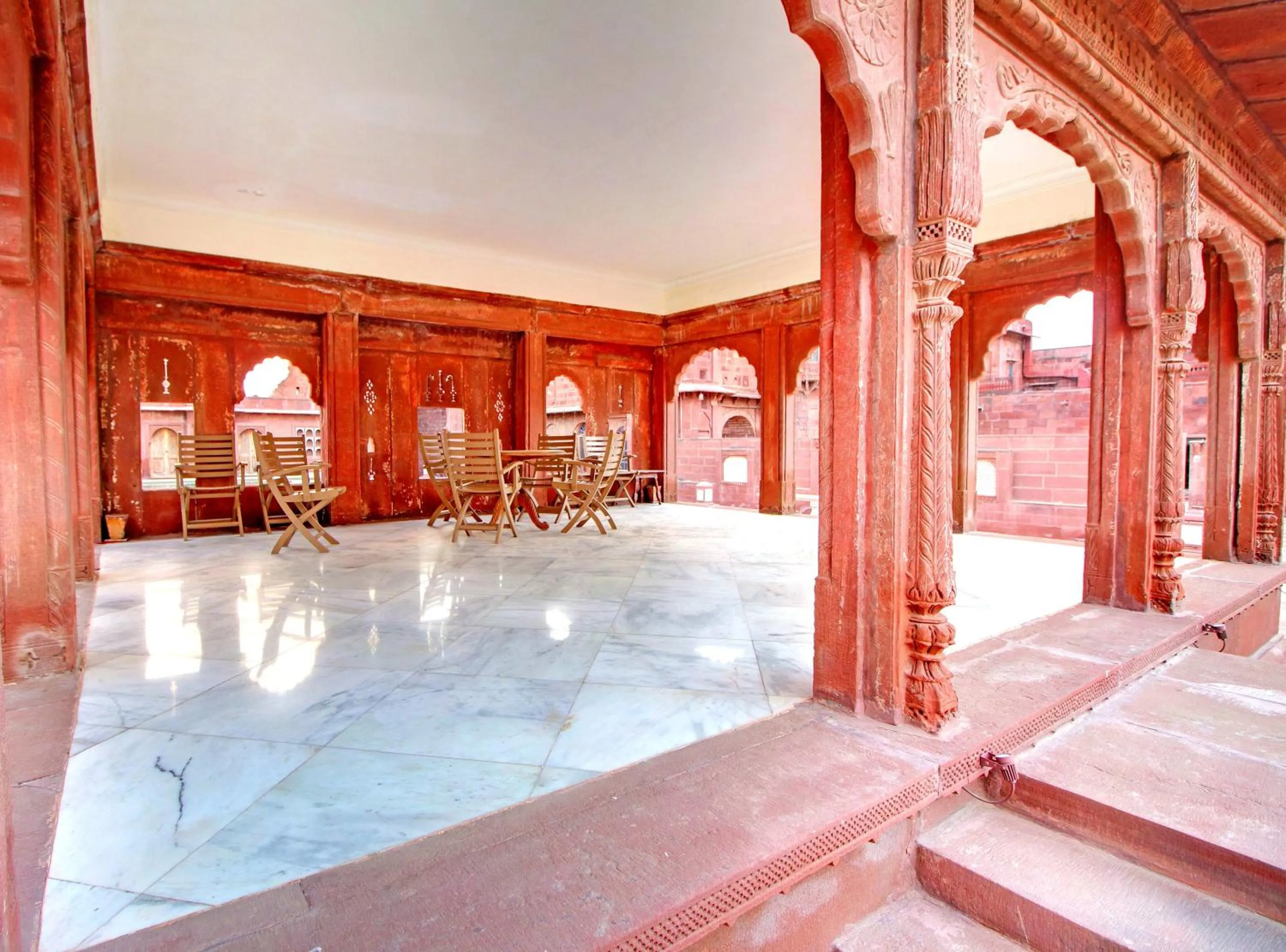 Seating area in The Fort Pokaran