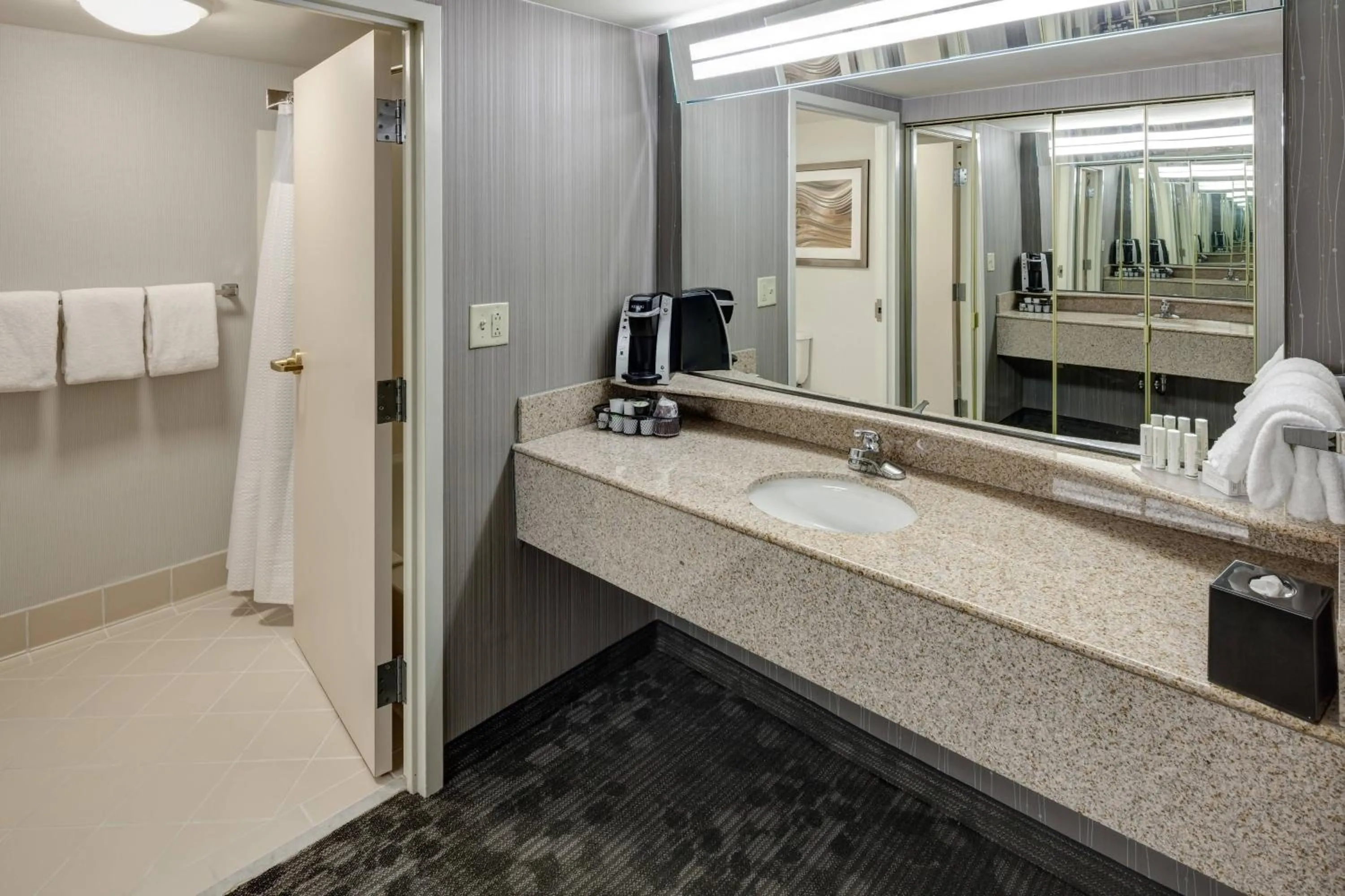 Bathroom in Courtyard by Marriott Charlottesville - University Medical Center