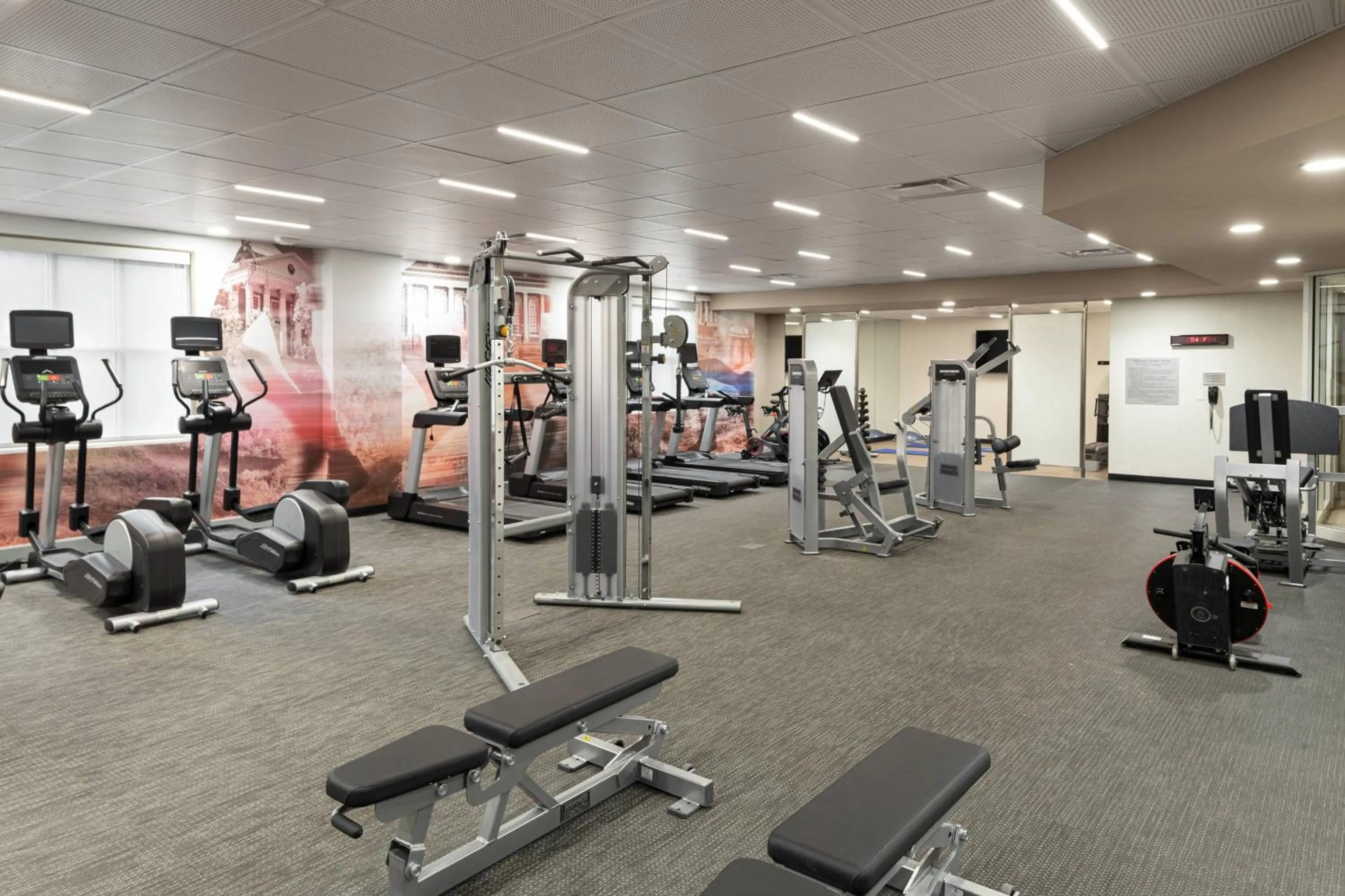 Fitness centre/facilities in Courtyard by Marriott Charlottesville - University Medical Center