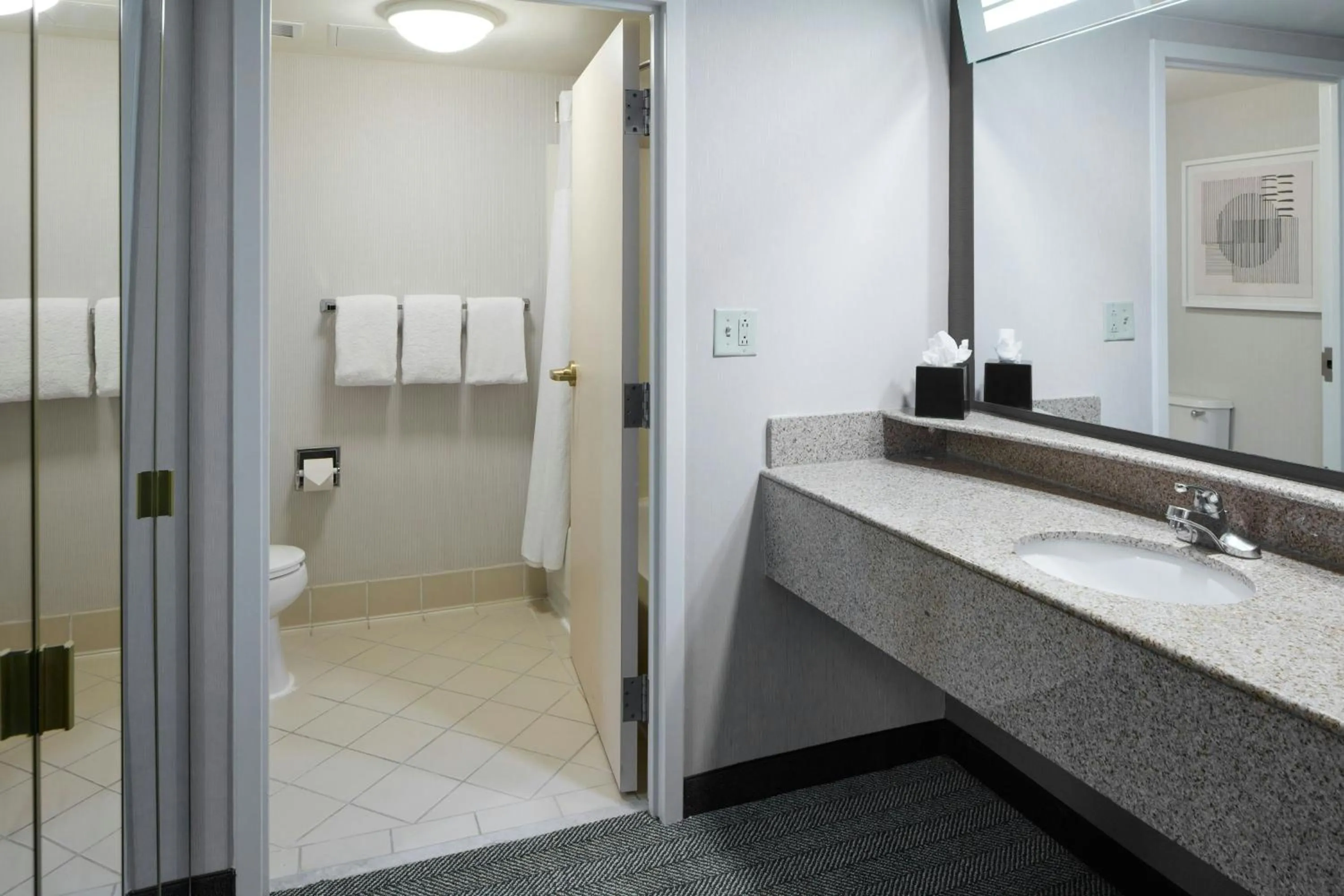 Bathroom in Courtyard by Marriott Charlottesville - University Medical Center