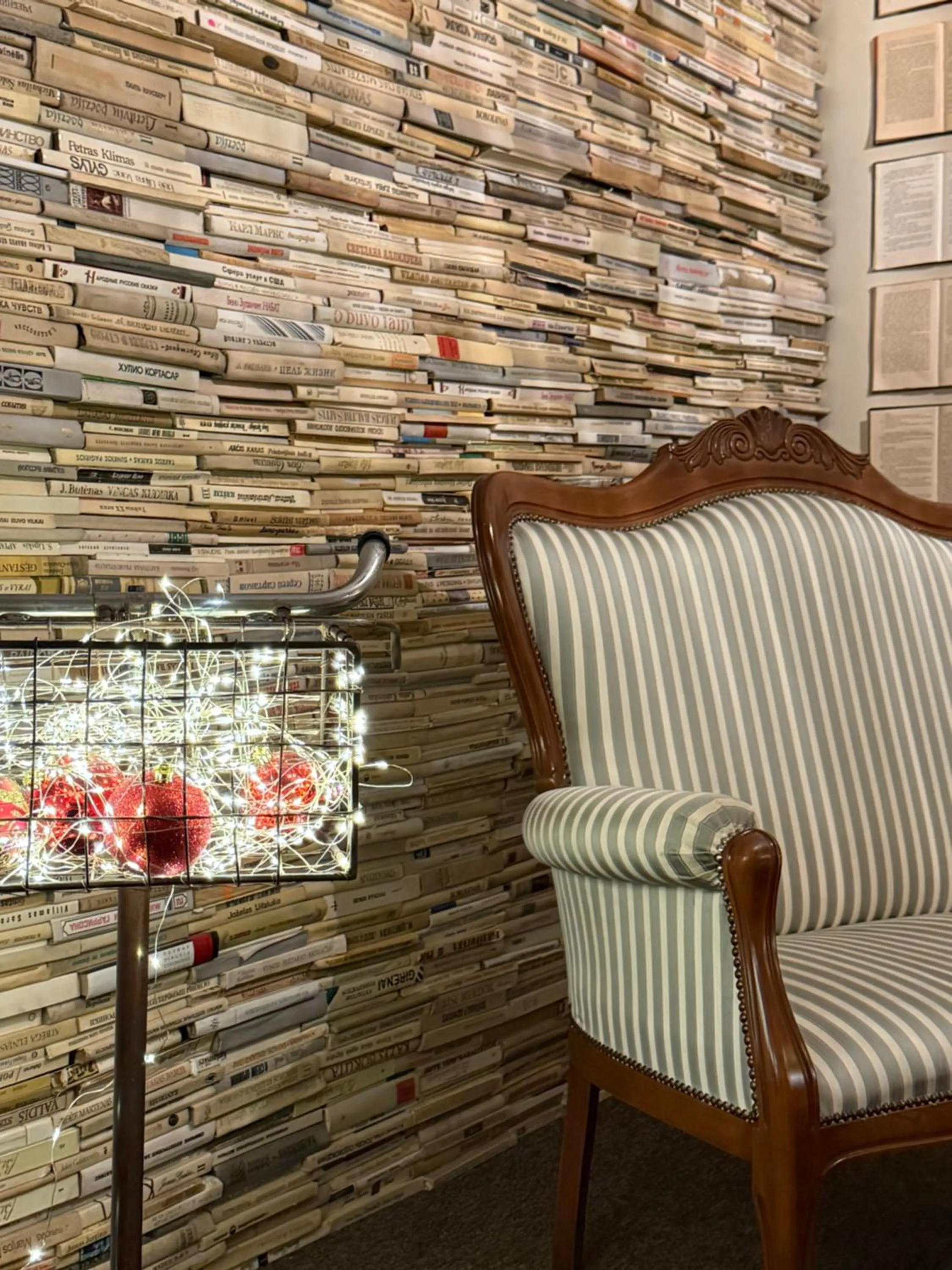 Decorative detail in Old Town Hotel Bohema, Klaipėda