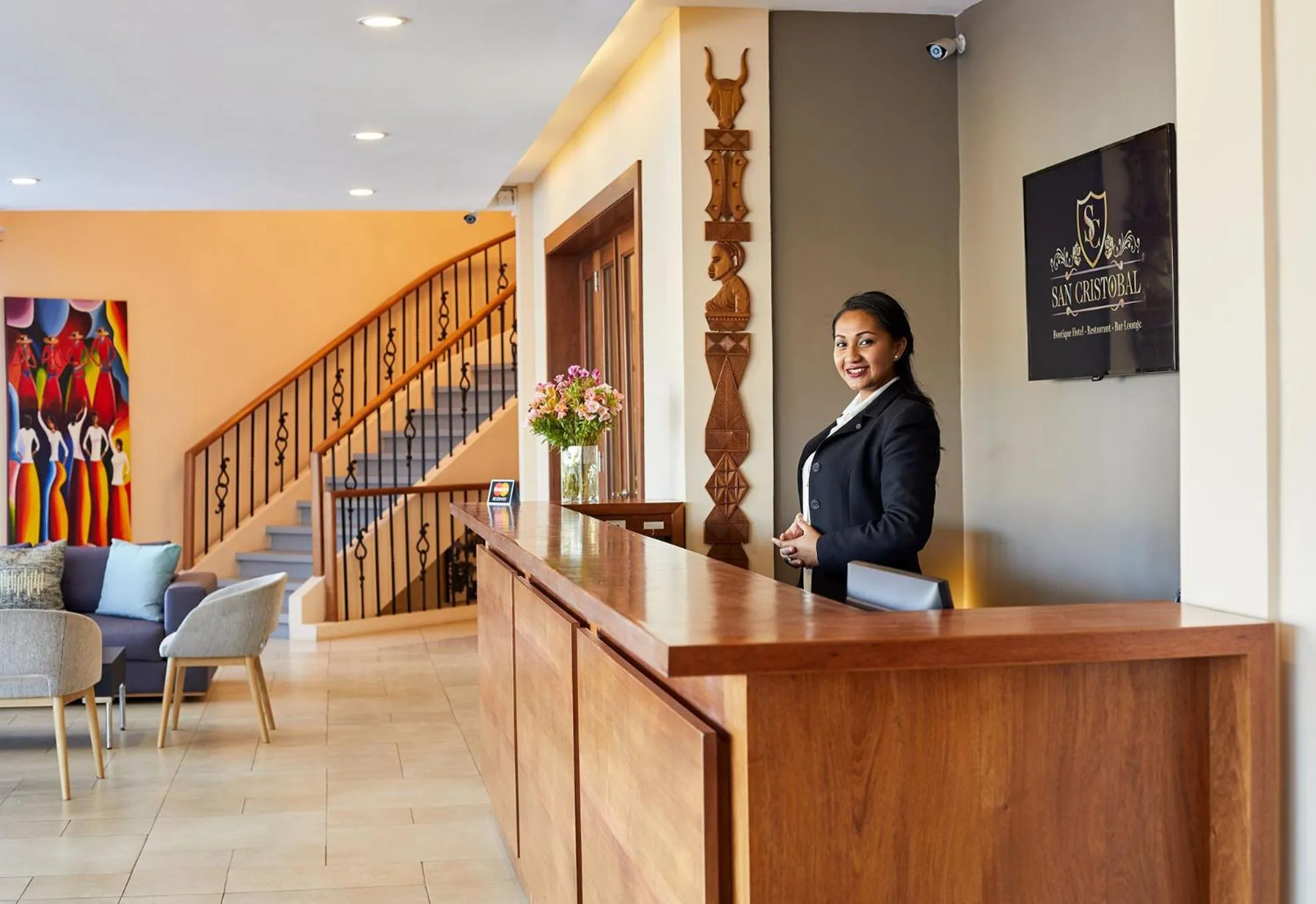 Staff in San Cristobal Boutique Hotel - Ivato Airport