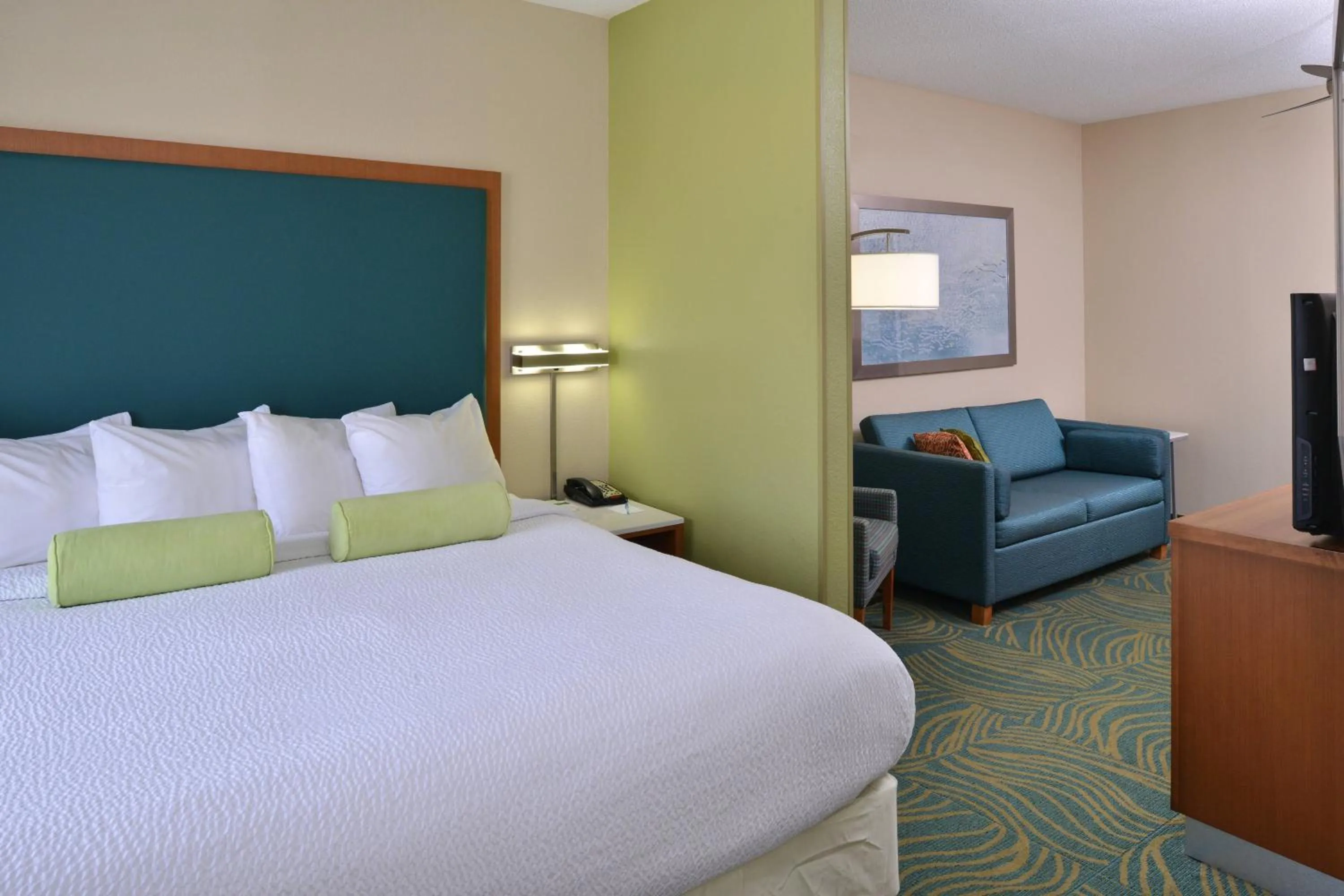 Bedroom, Bed in SpringHill Suites by Marriott Charleston Riverview