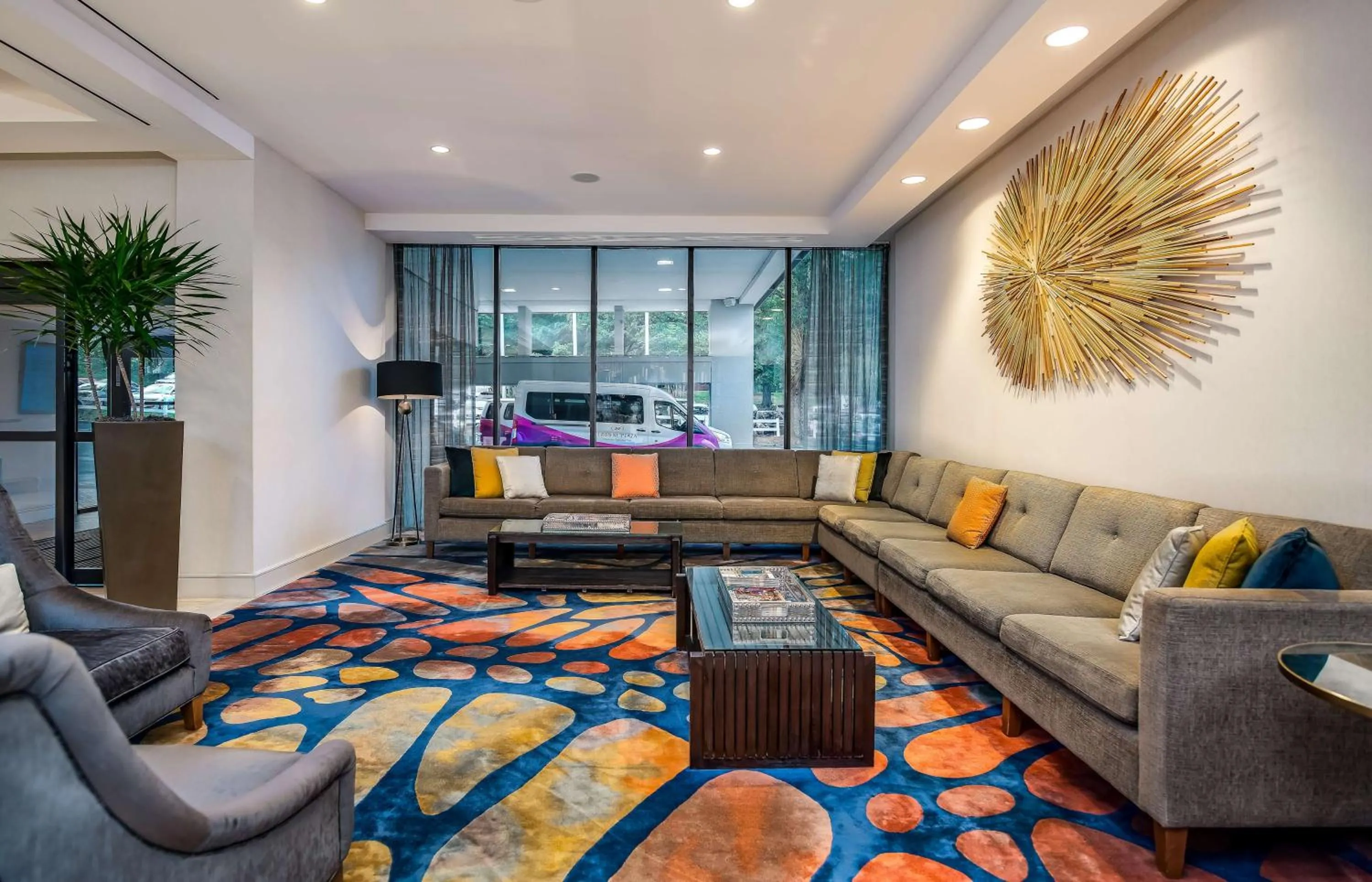 Lobby or reception in Sonesta Charlotte Lower South End